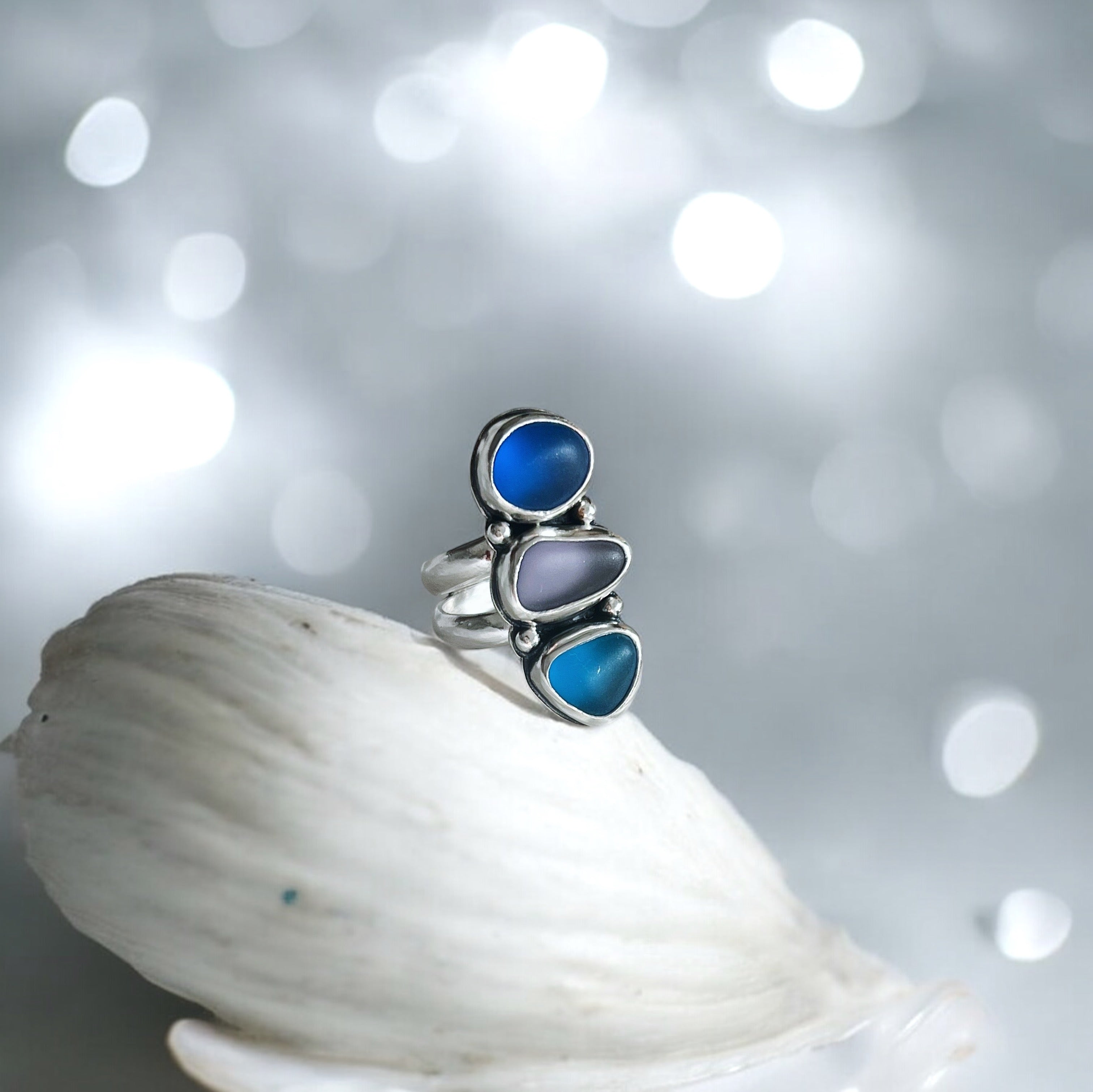 Anillo Amalfi Sea Glass - 2