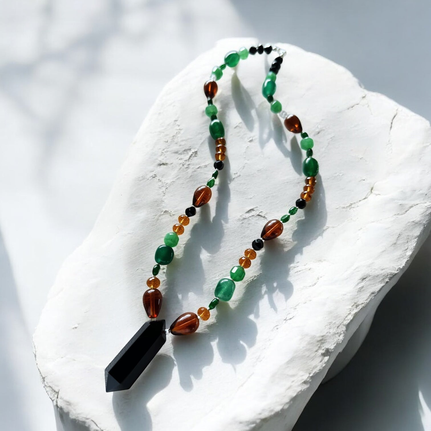 Collar Tibetano - Menta Caramelo Frappé