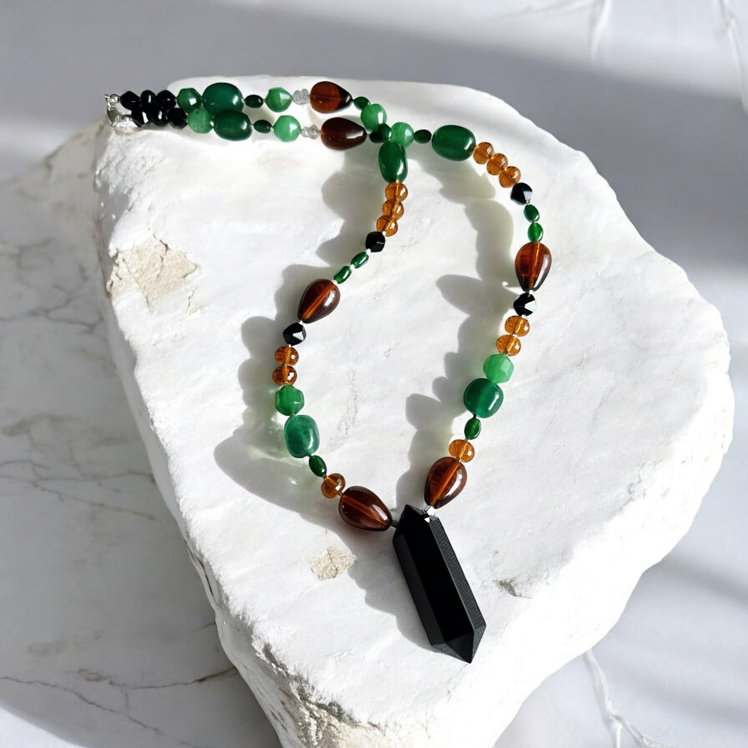 Collar Tibetano - Menta Caramelo Frappé