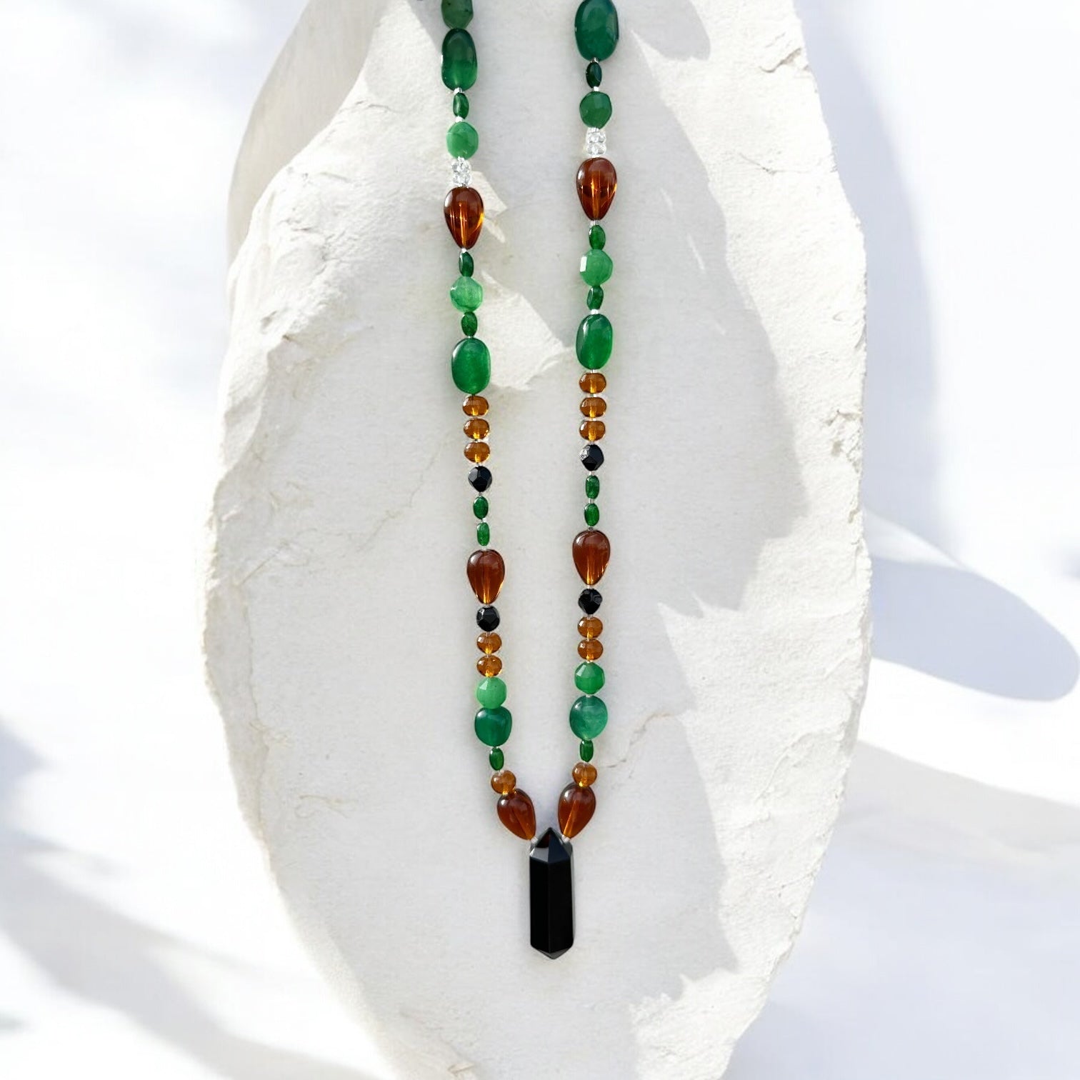 Collar Tibetano - Menta Caramelo Frappé