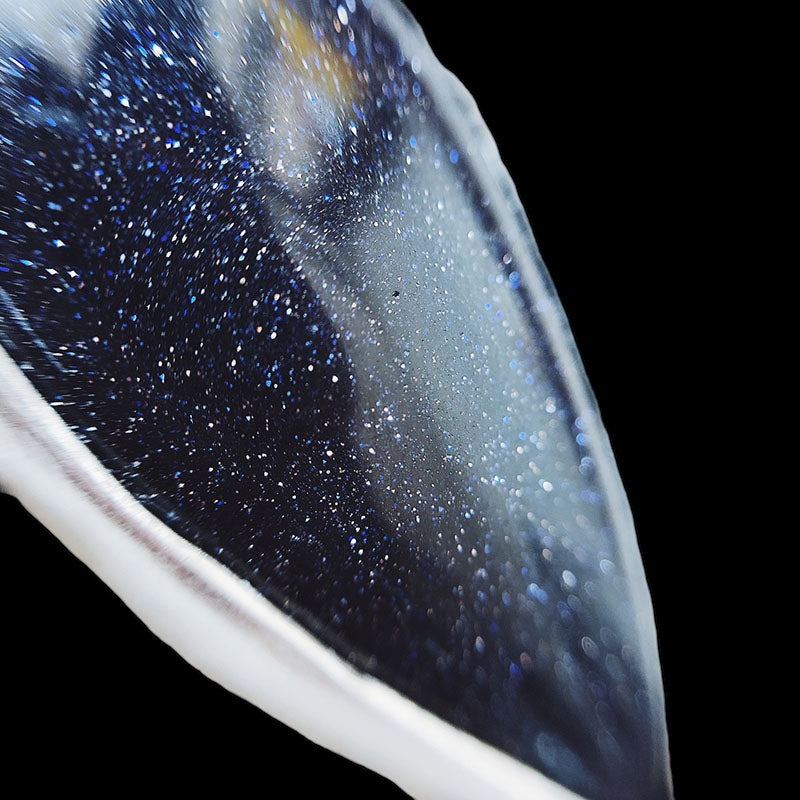 Colgante Gota Empelotada XL - Blue Goldstone