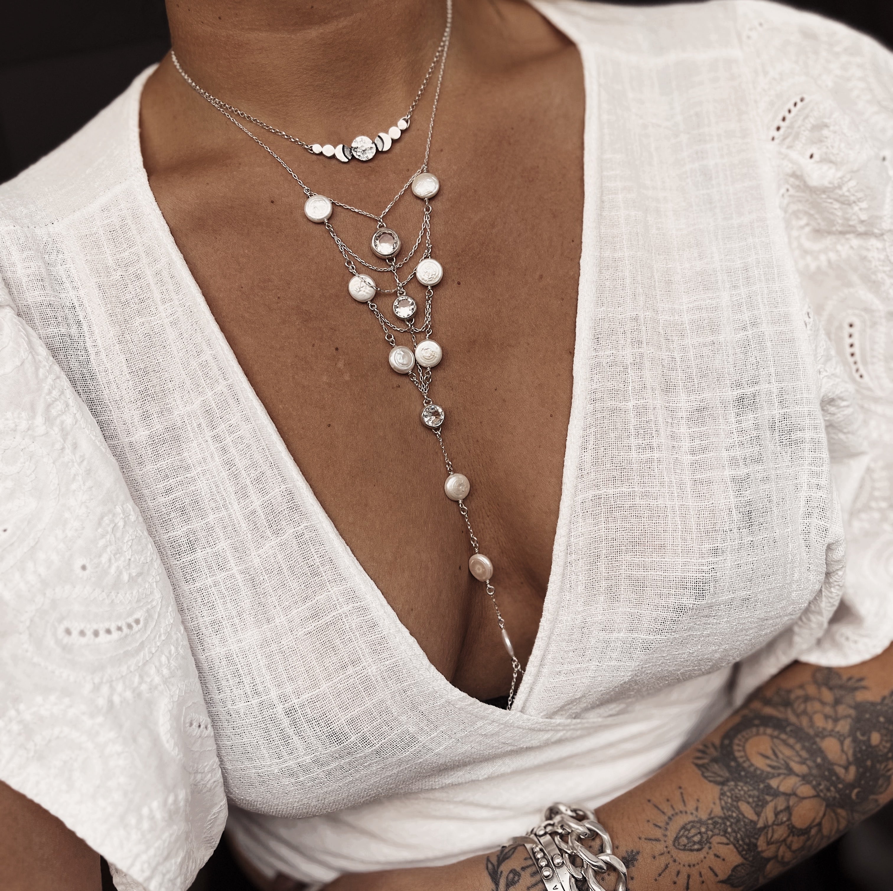 Body Chain Honolulu Pearls - PREVENTA