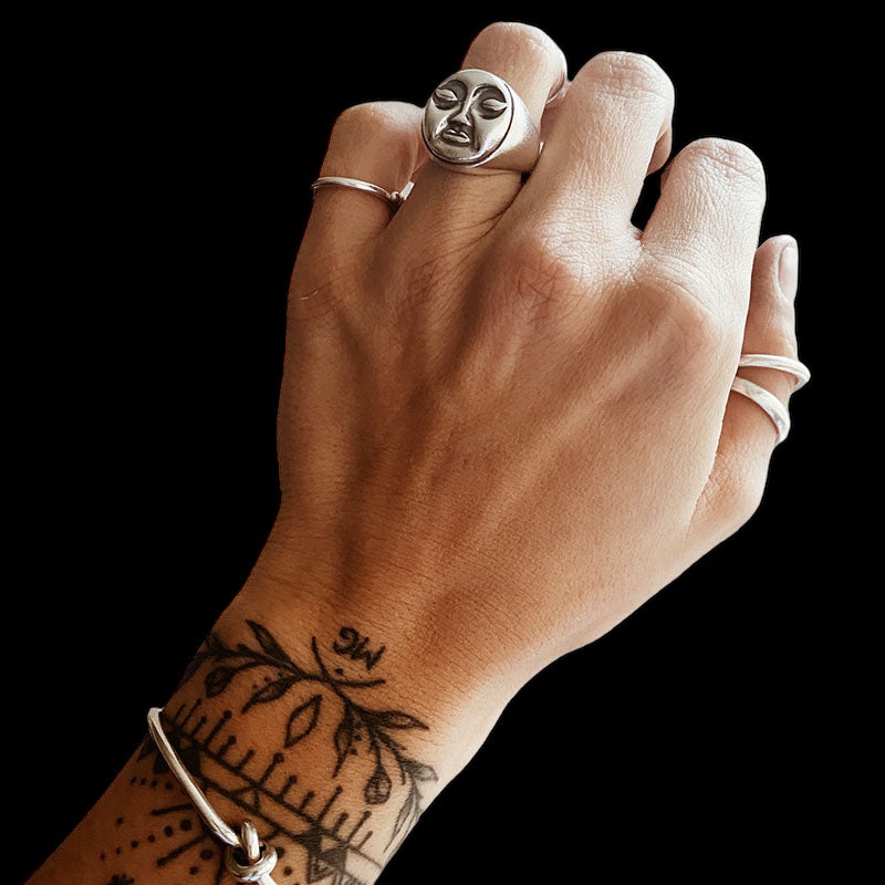 Anillo Sello Moonface