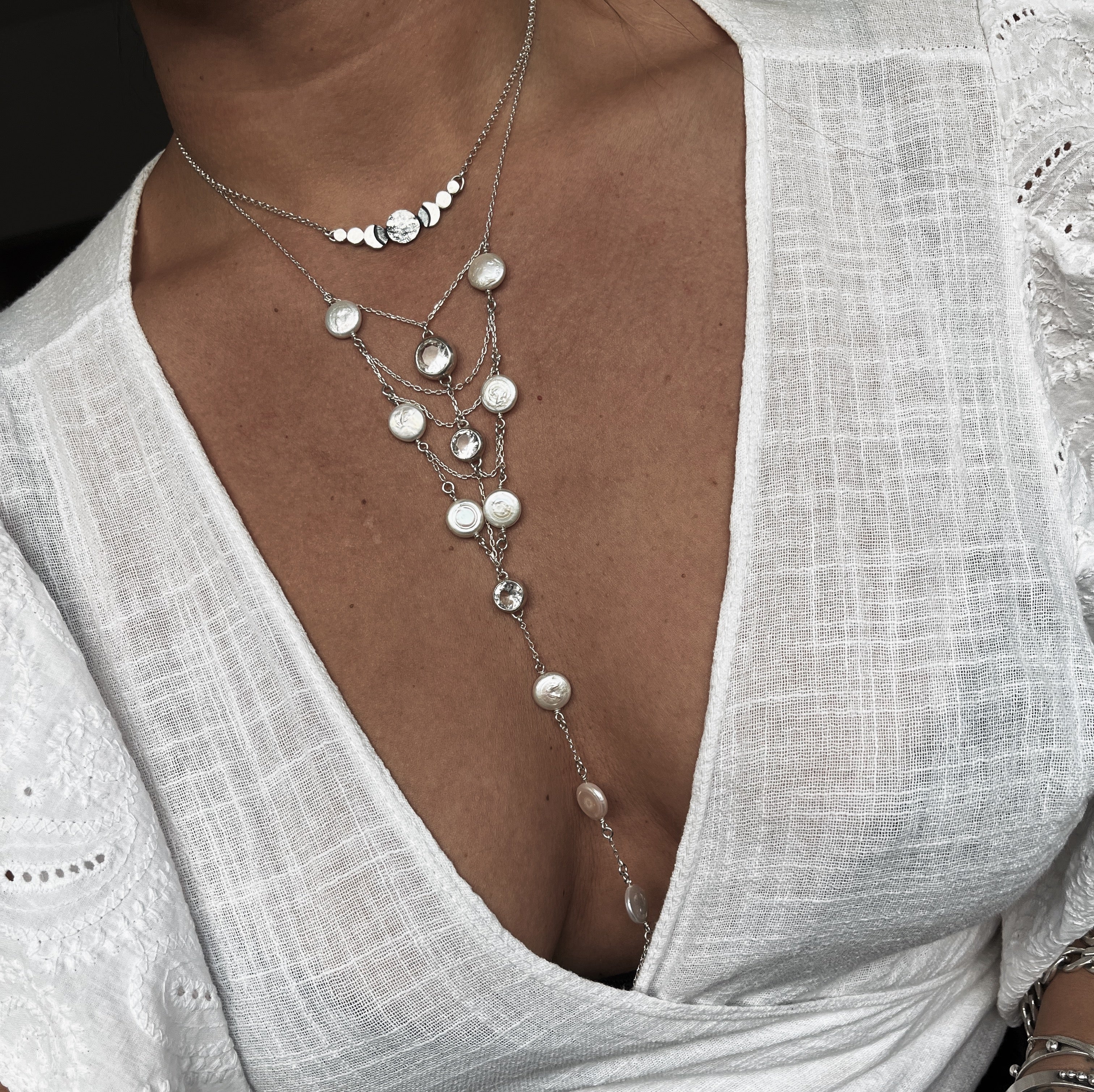 Body Chain Honolulu Pearls - PREVENTA