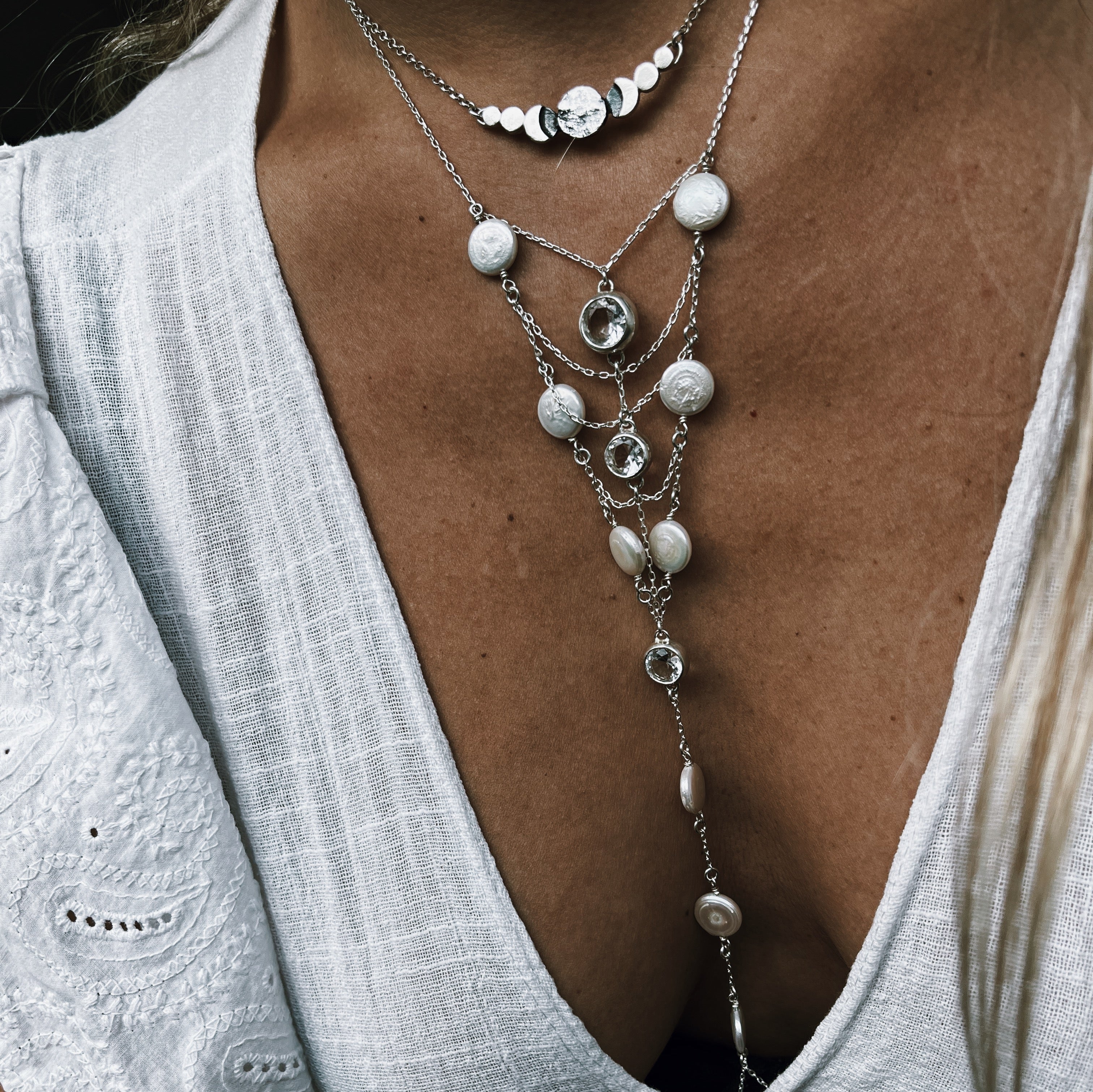 Body Chain Honolulu Pearls - PREVENTA