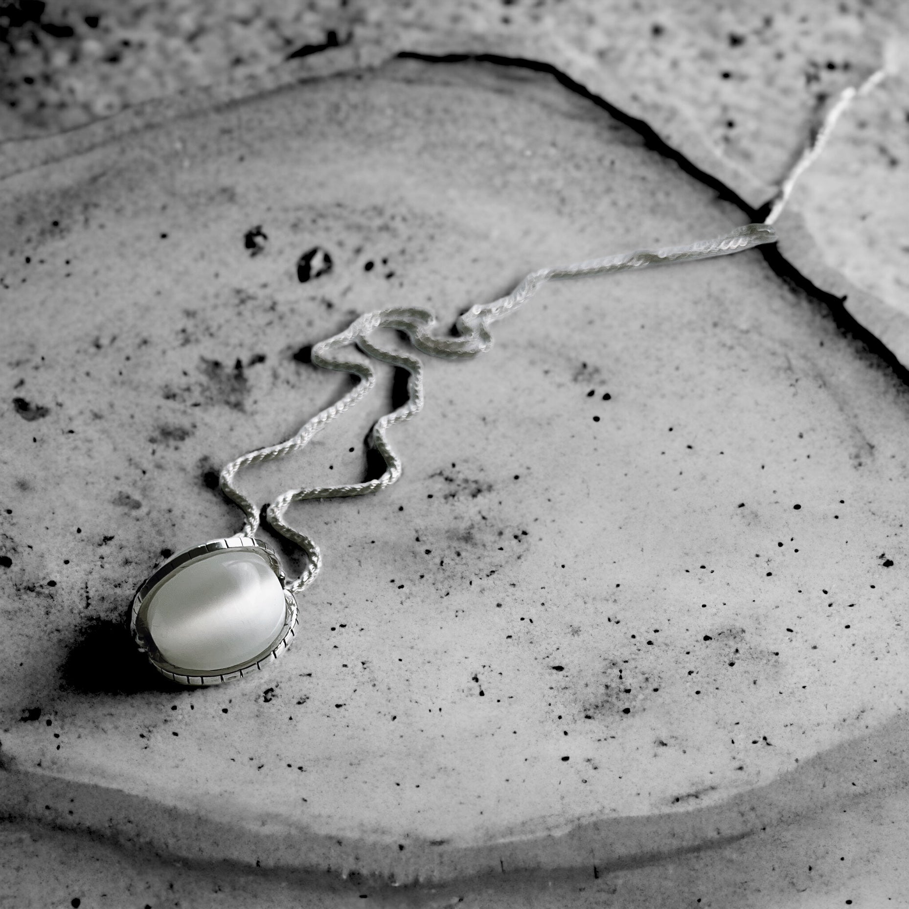 Colgante Halo M Clasico Antiestress Ojo de Tigre blanco