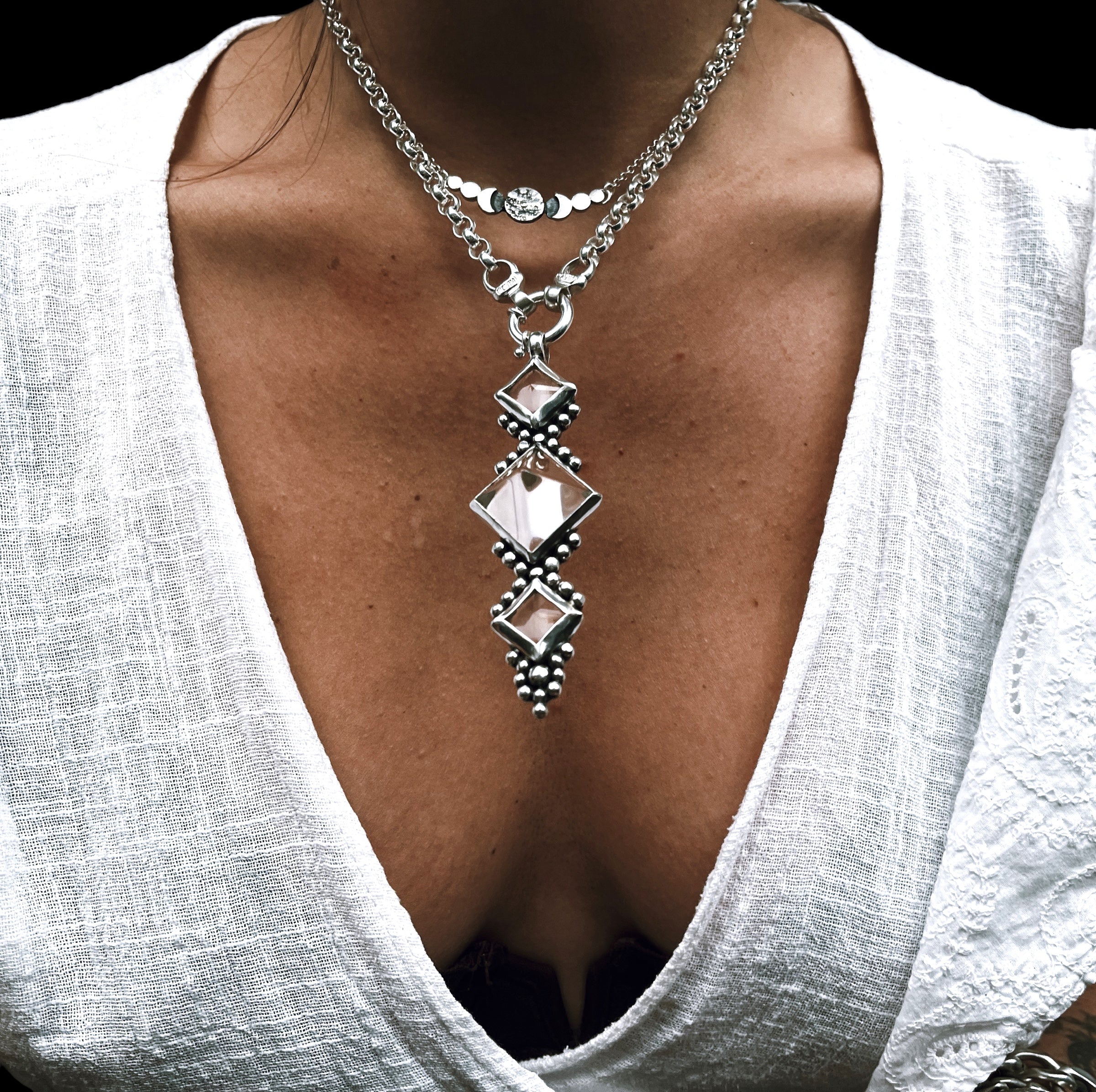 Colgante Prisma “El Primero” - pure white