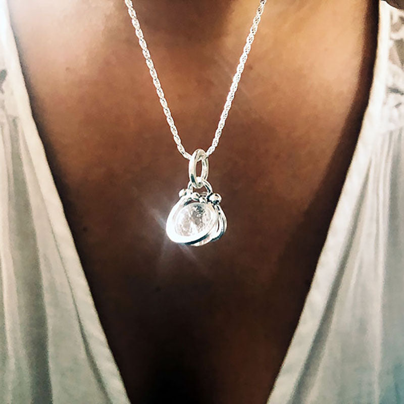 Collar Mini Halo Antiestress "L” Tres pelotitas - Varias Piedras