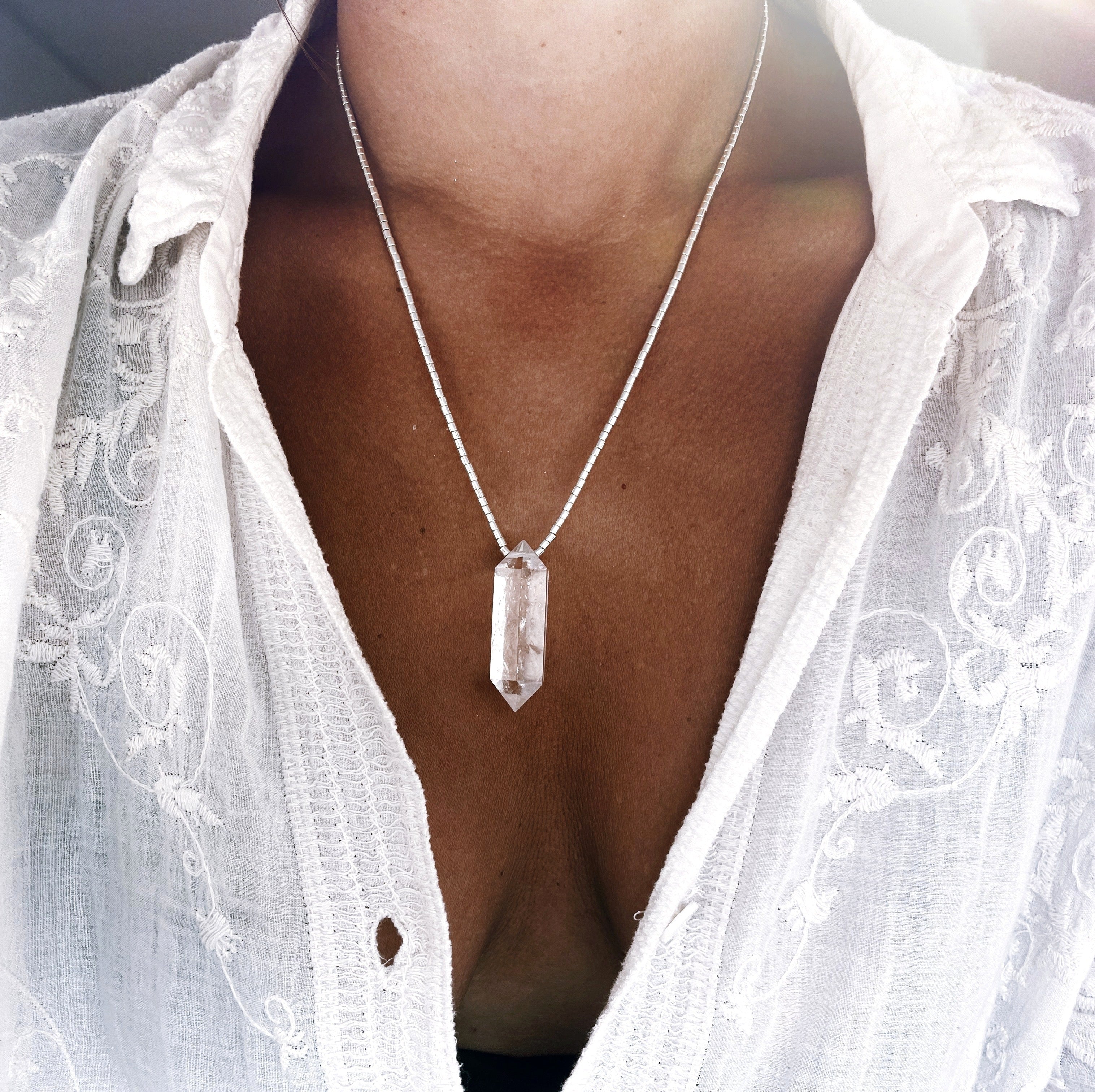 Collar Totem y mostacillas