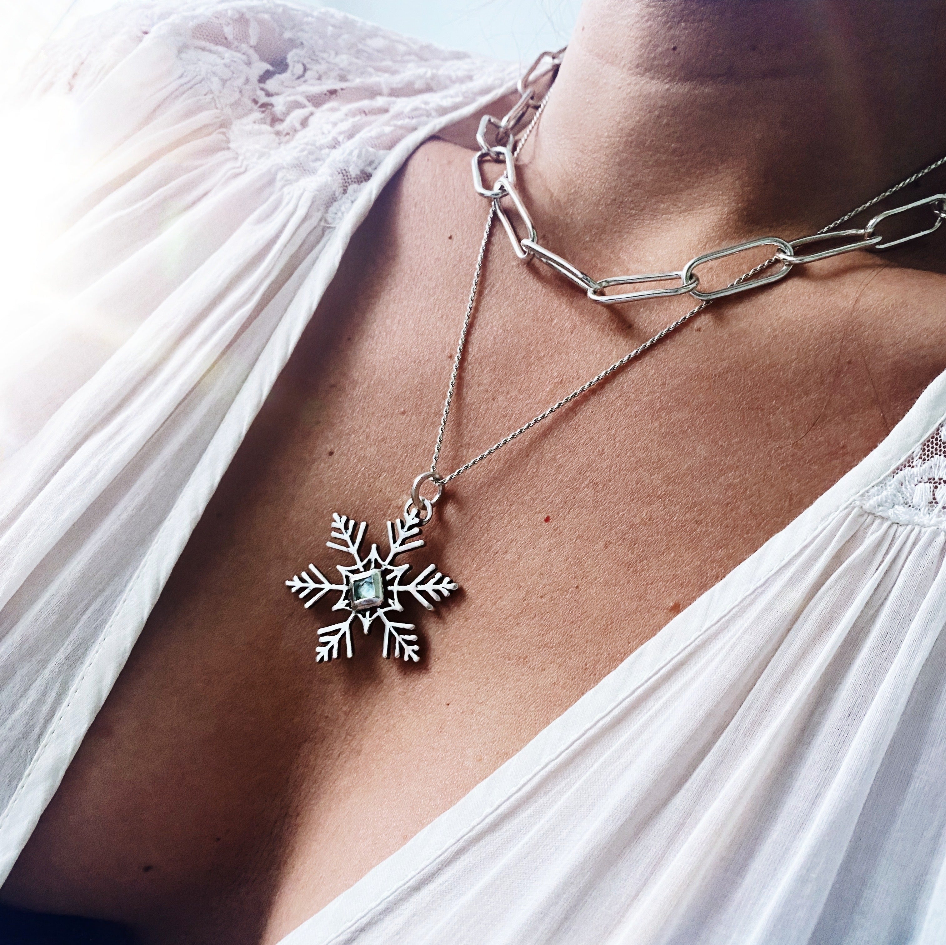 Colgante Gran Copito - piedra S