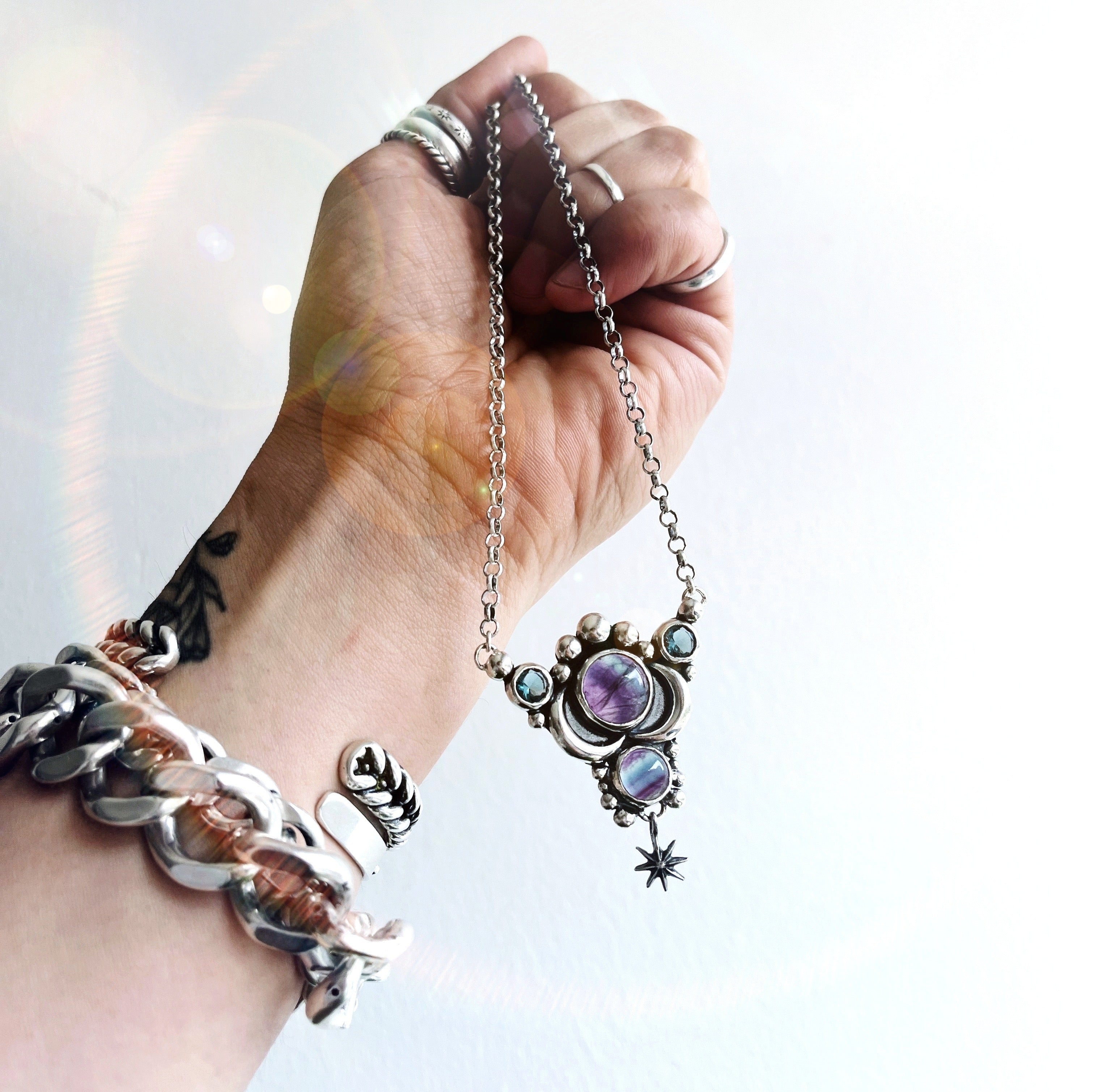 Collar Sailor Moon / Fluoritas