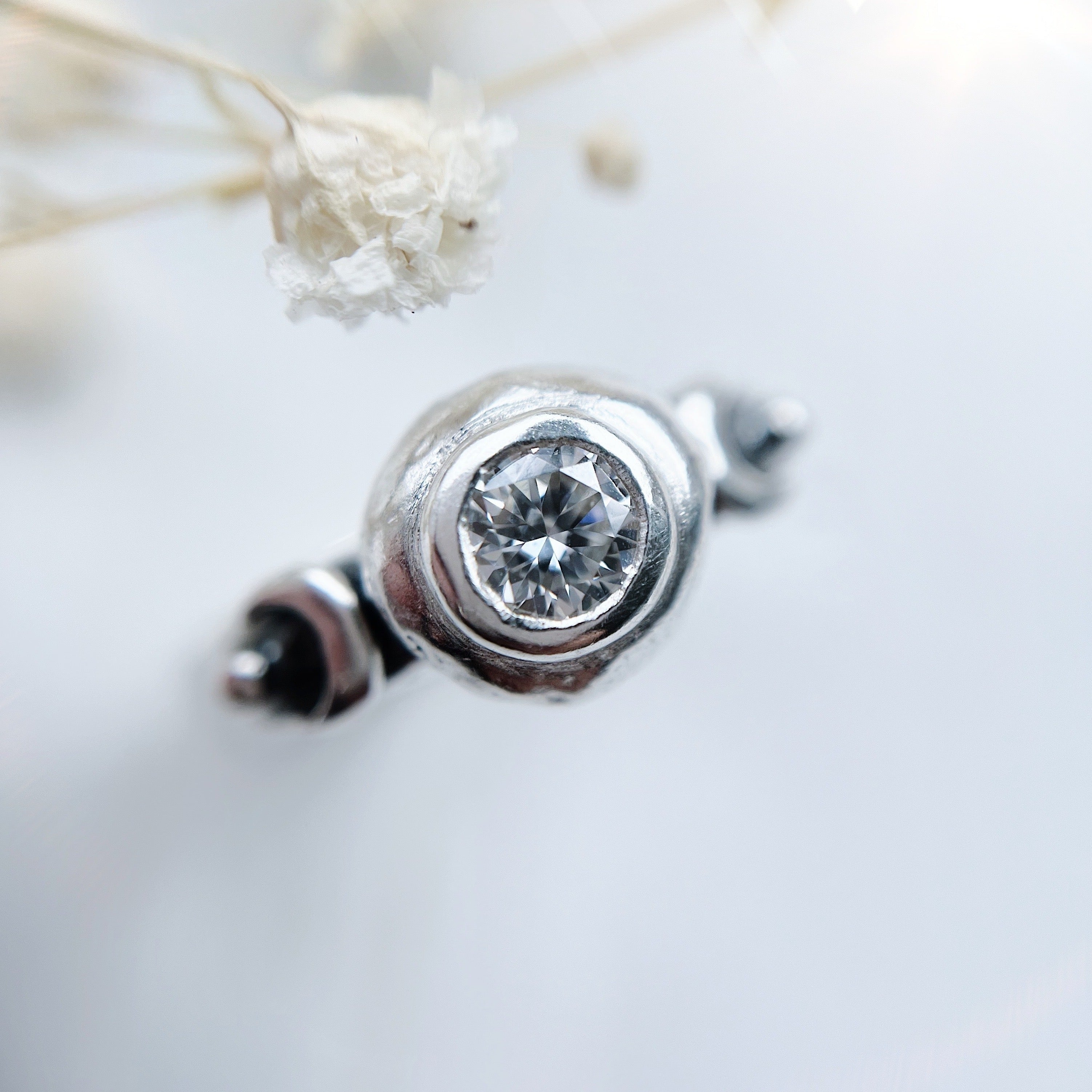 Anillo Selene Moissanita