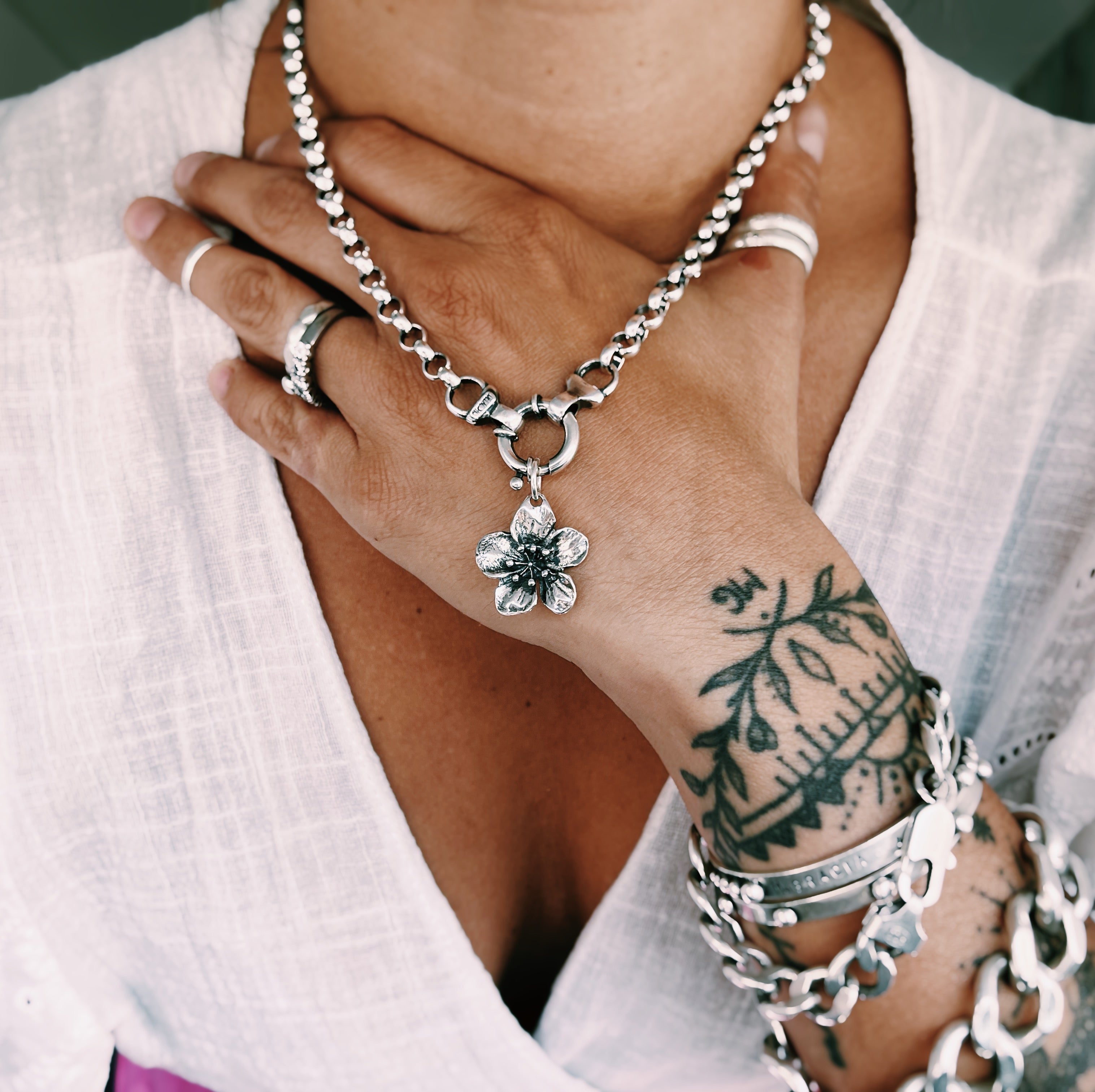 Colgante Flor de Jamaica