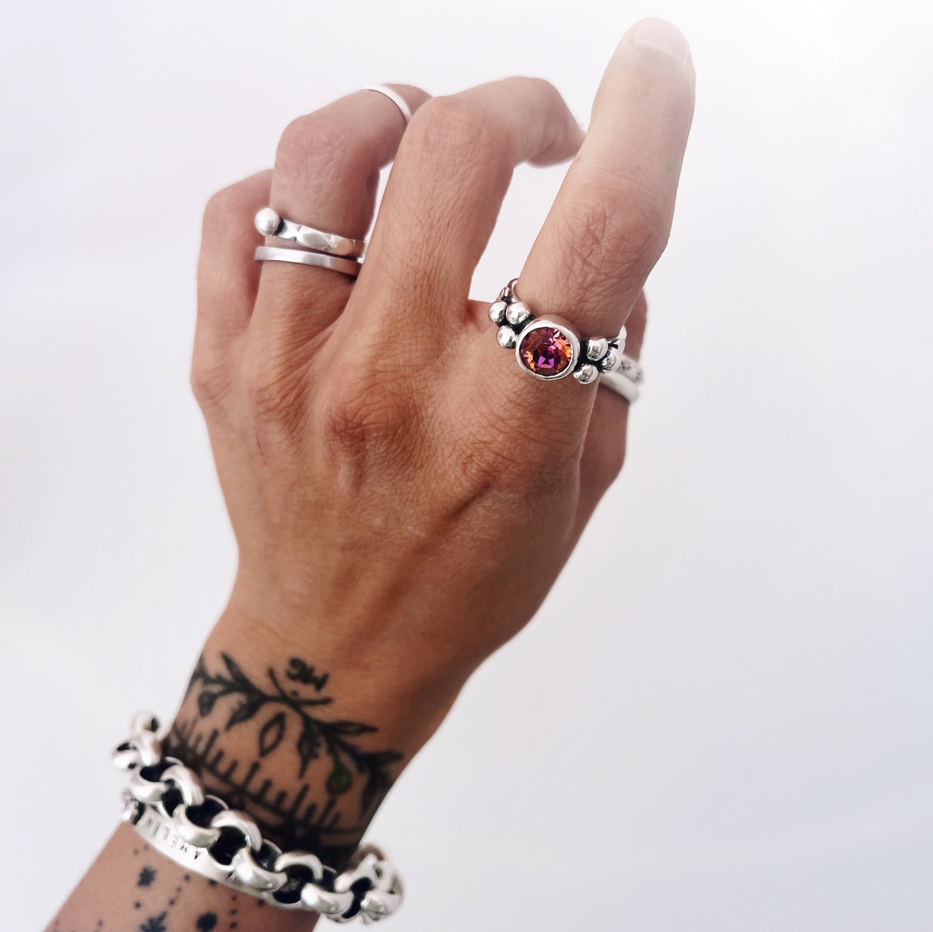 Anillo Elisa Lunar Palm Beach