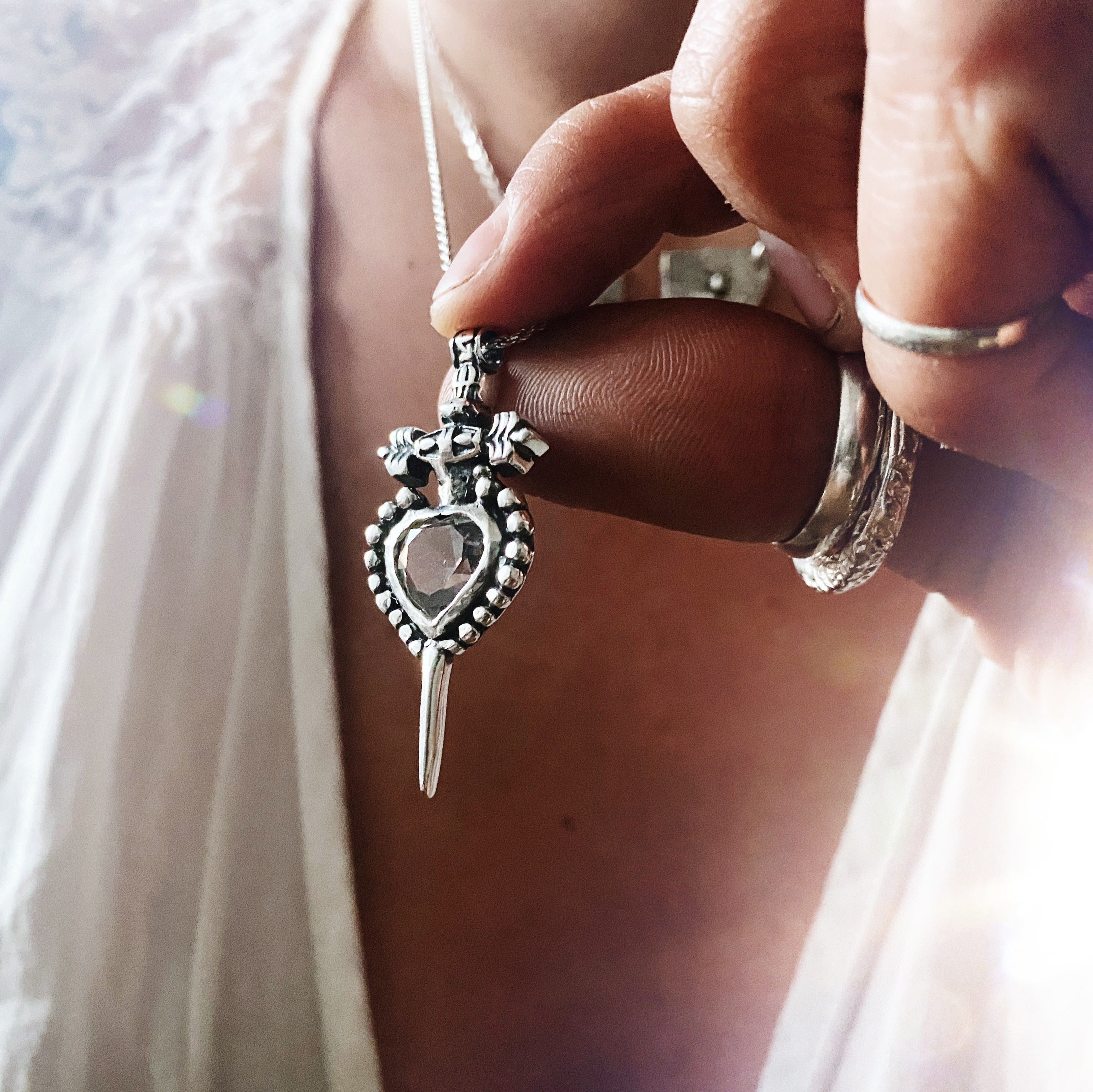 Colgante Detente Florence Cuarzo