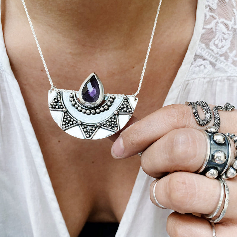 Colgante Tumi Purple Rain - PREVENTA