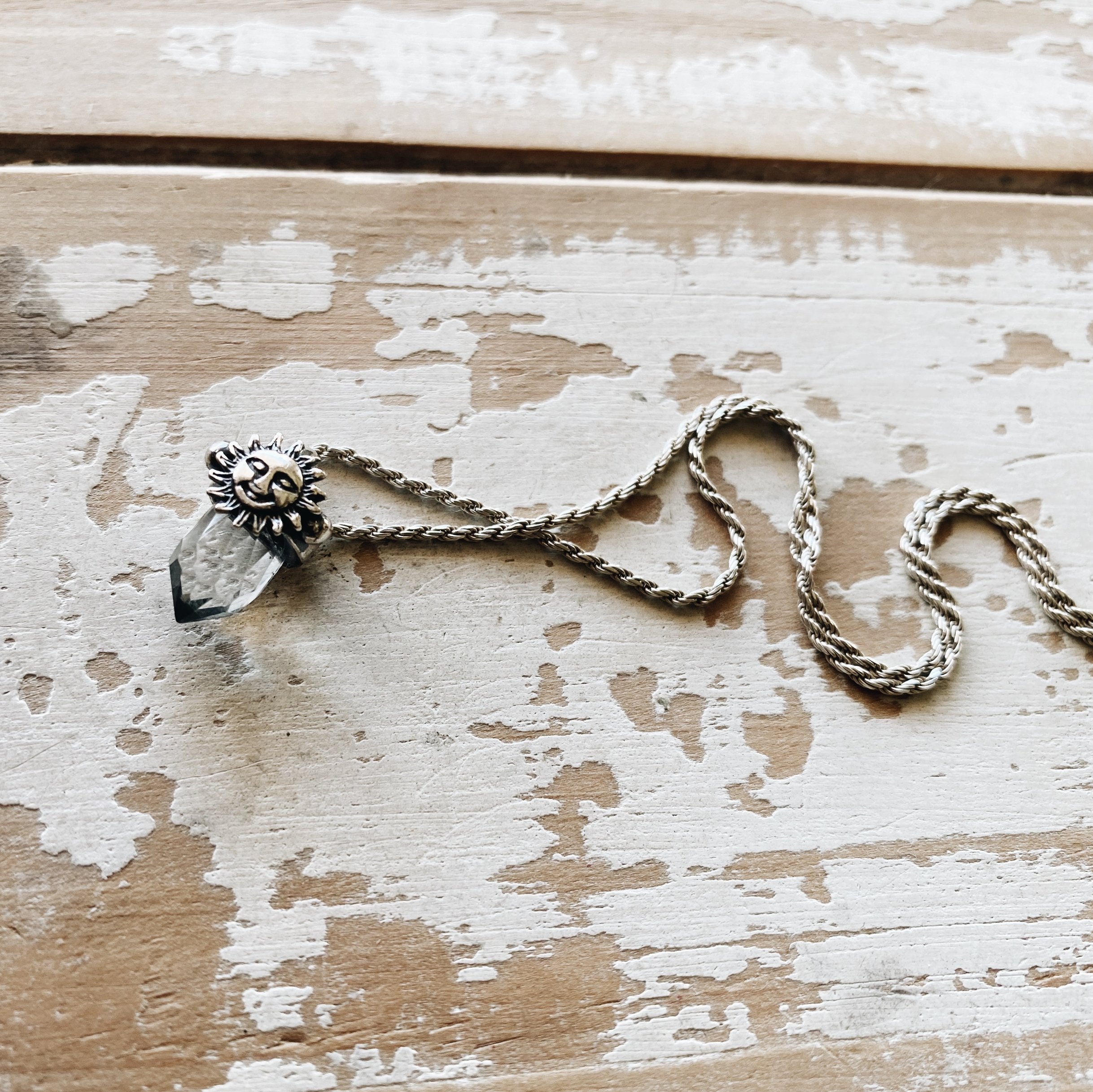 Colgante Mini Punta Solei + Eleccion de Piedra