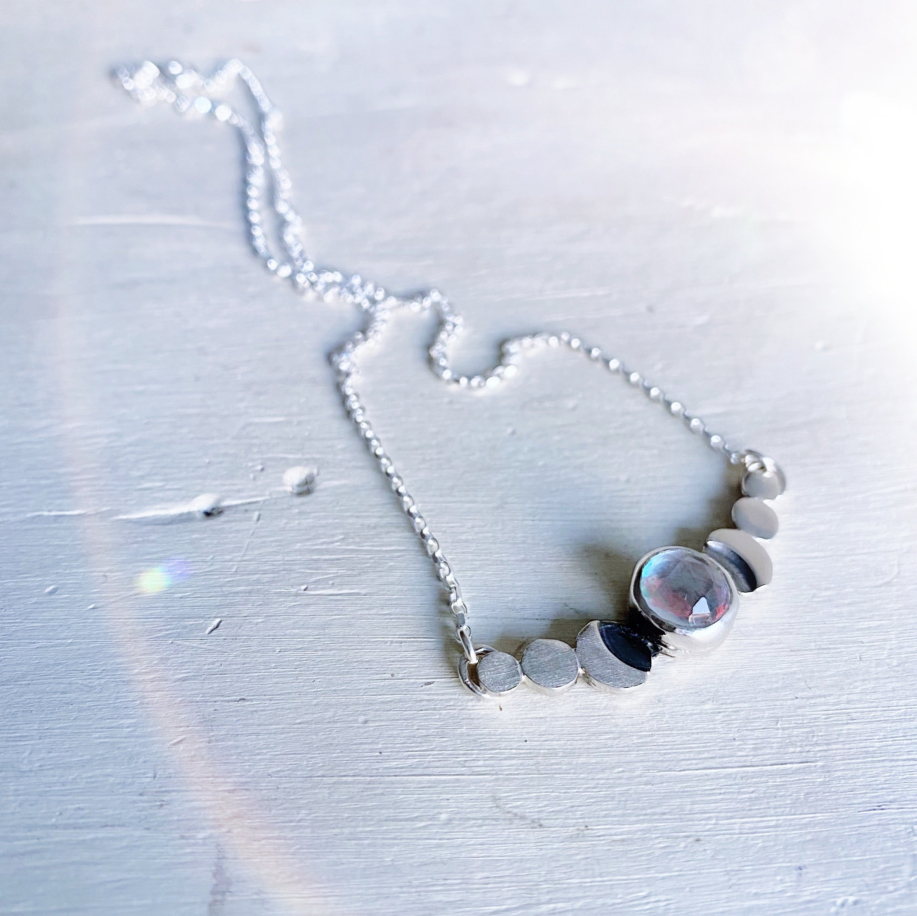 Collar Fases Very Moon Aurora Boreal