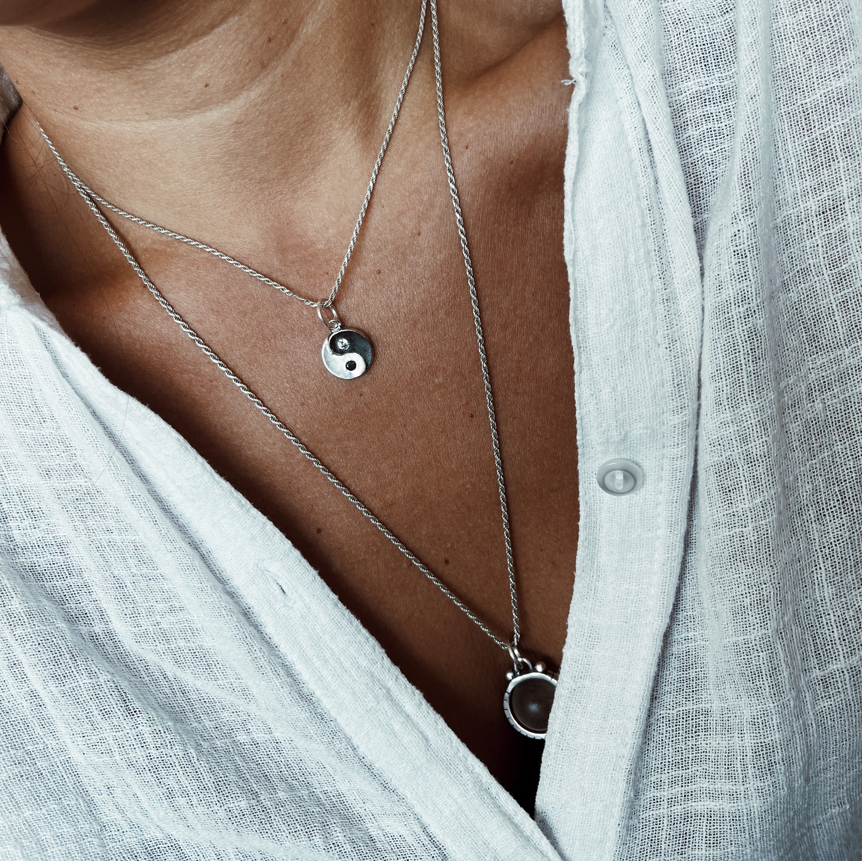 Collar Medalla Ying Yang