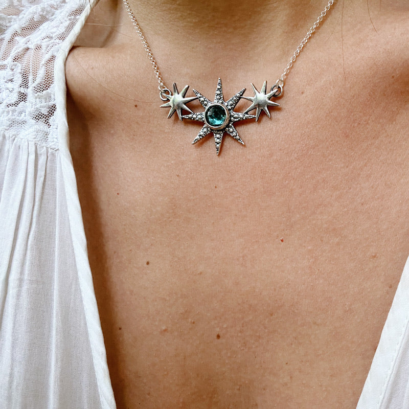 Collar Tristar Topacio London - PREVENTA