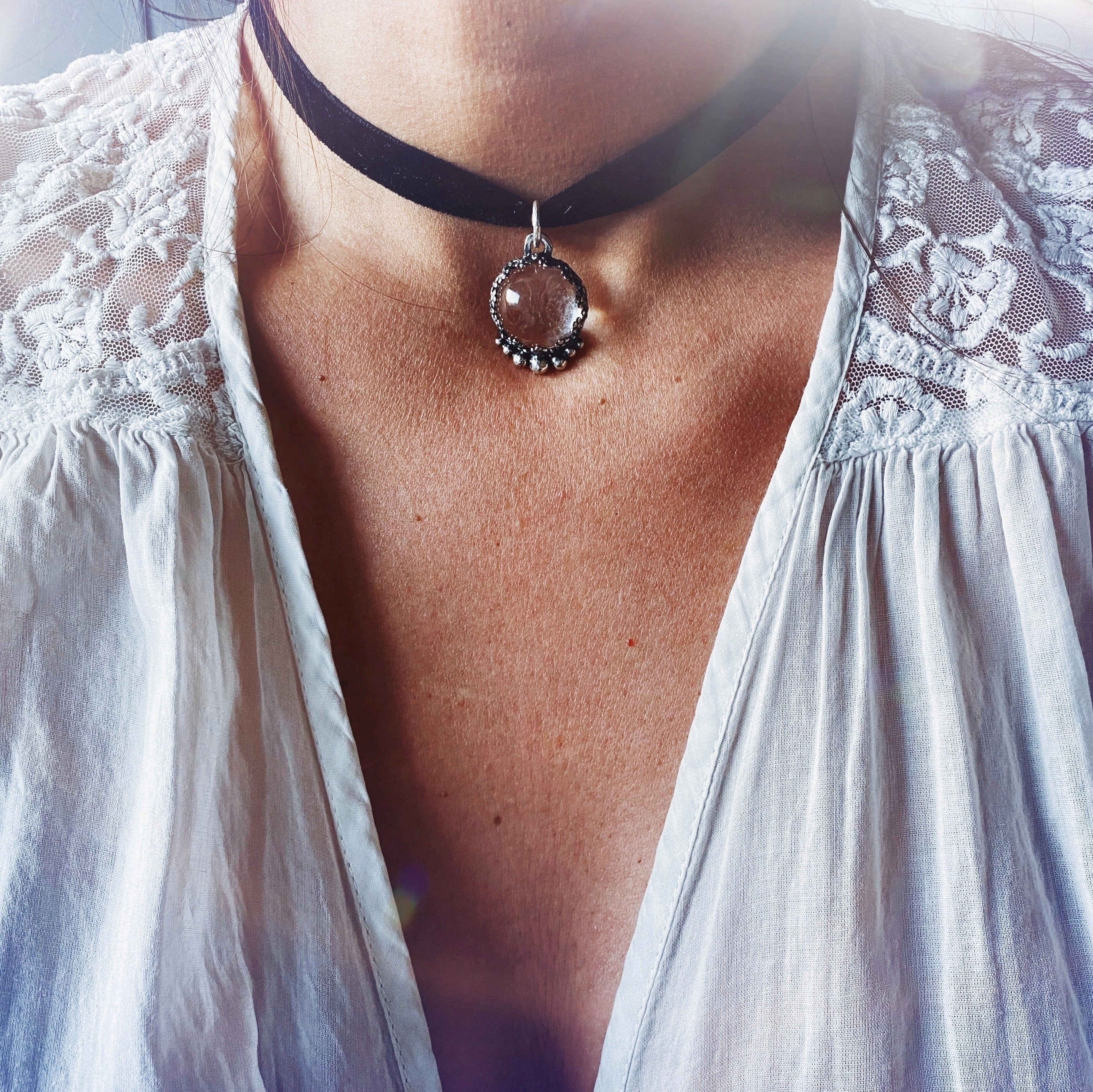 Choker Cristal Sexy Lace - PRE VENTA