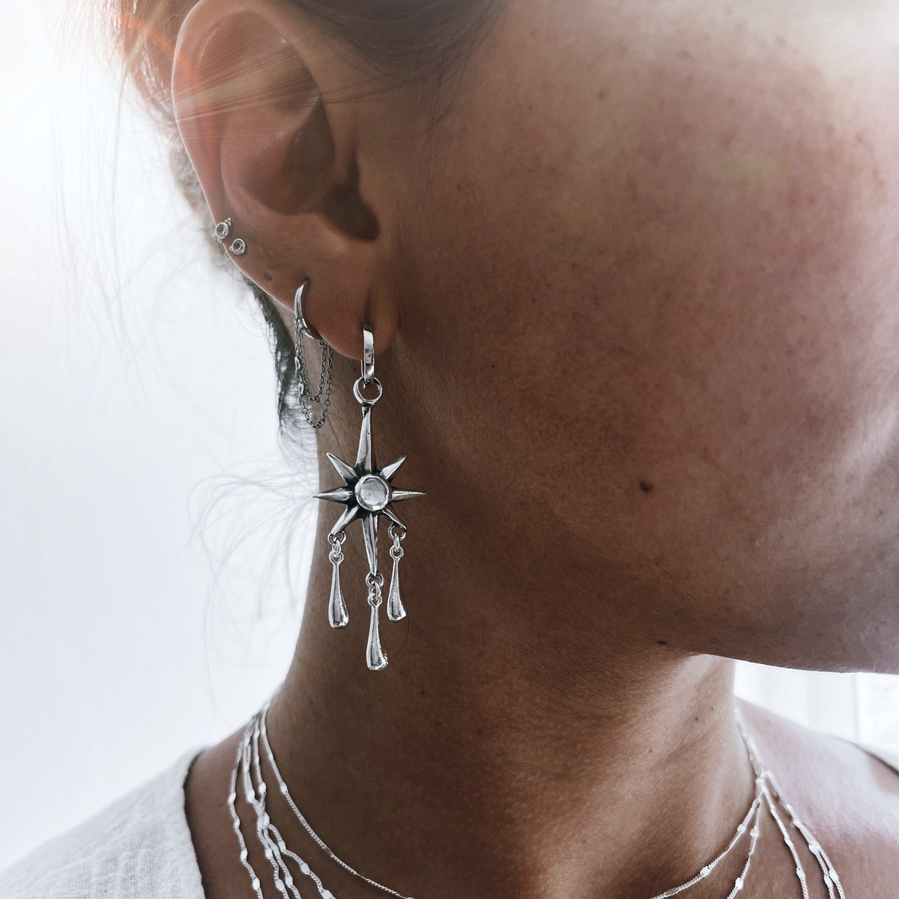 Aros Stella & Silver Drops - PREVENTA