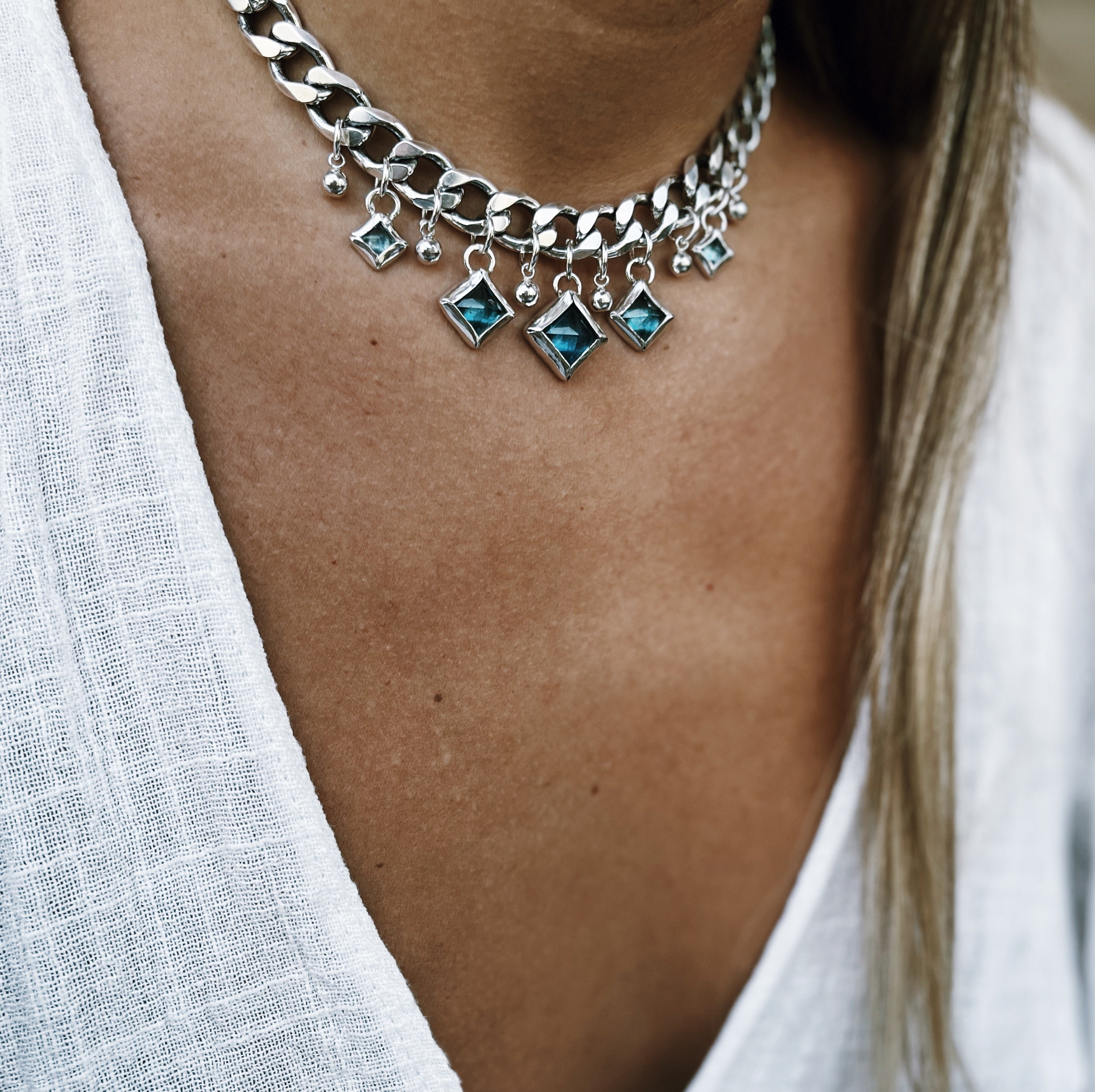 Choker Summer Glam Topacios - PREVENTA