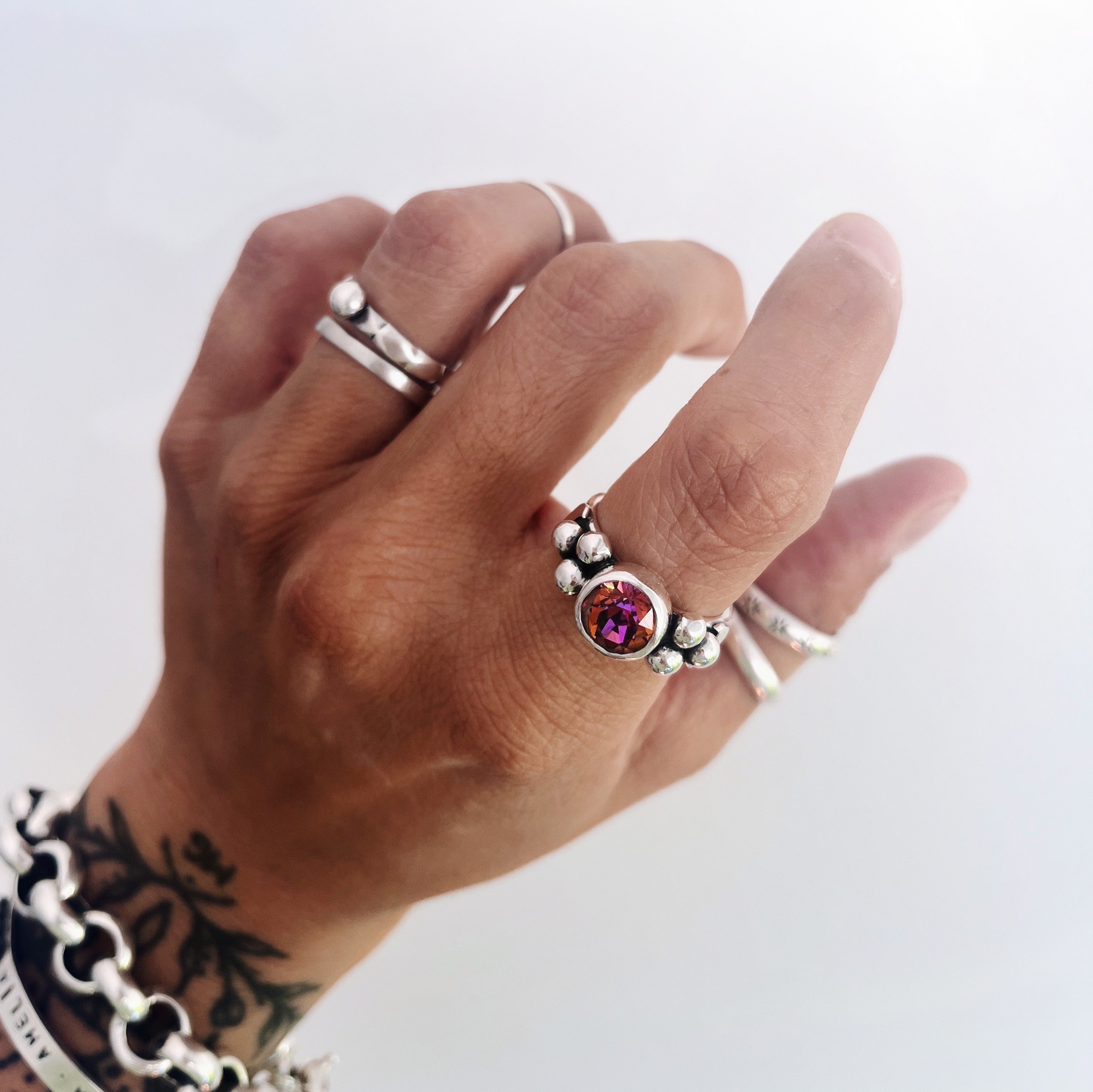 Anillo Elisa Lunar Palm Beach