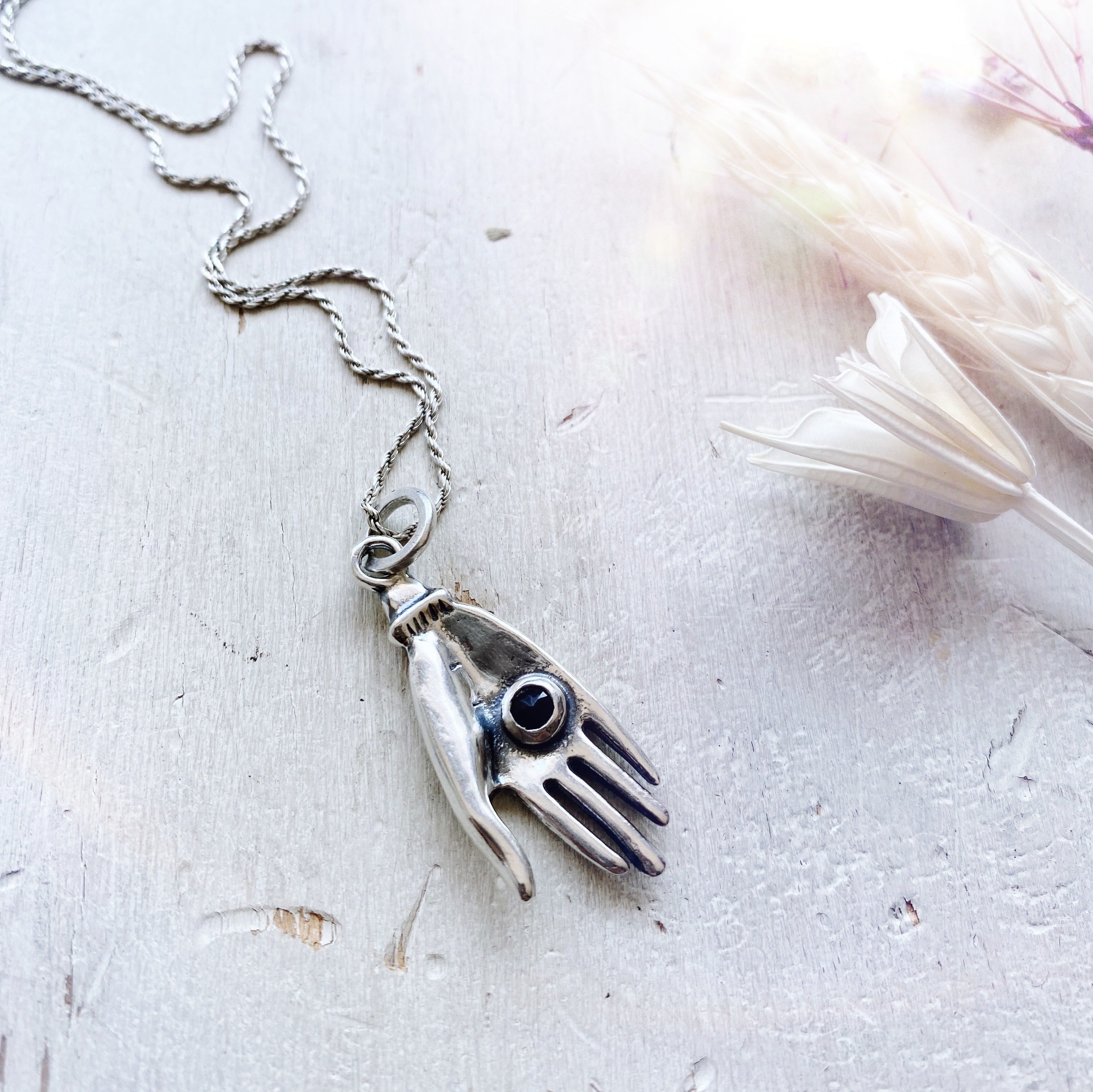 Colgante Mistic Hamsa Onix