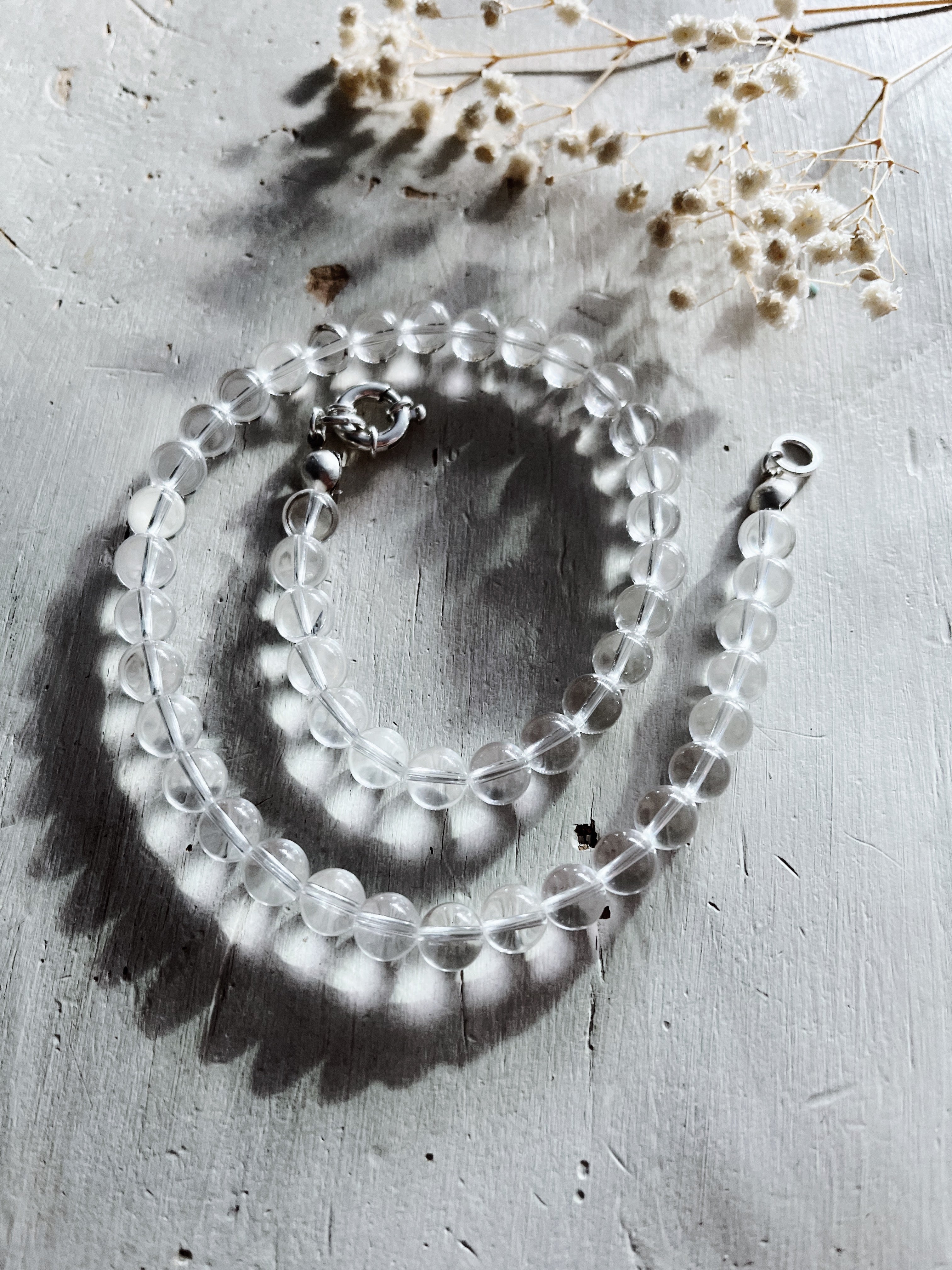 Collar Rocking Balls Cuarzo