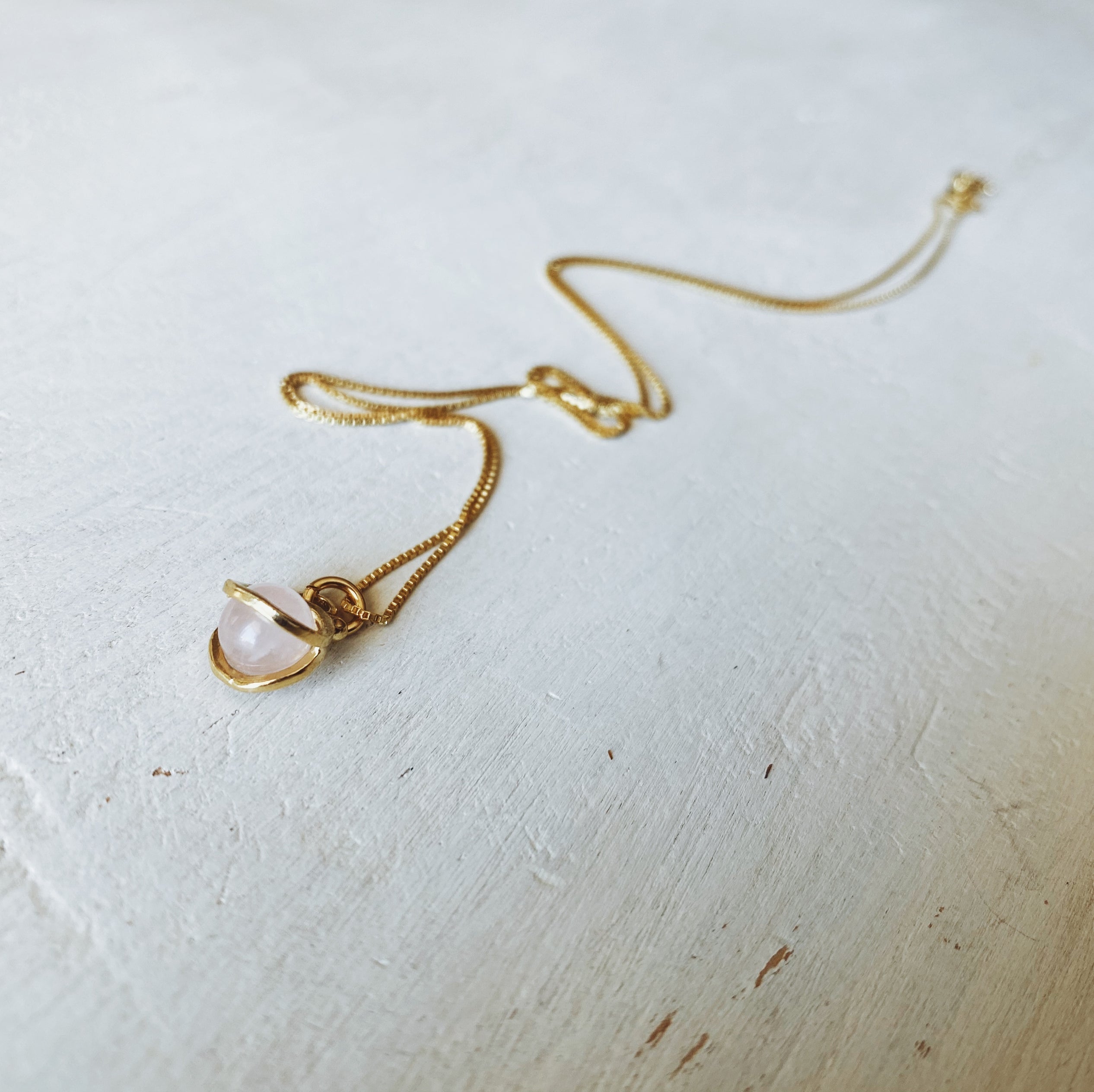 Collar Mini Halo S Gold / Piedra a eleccion