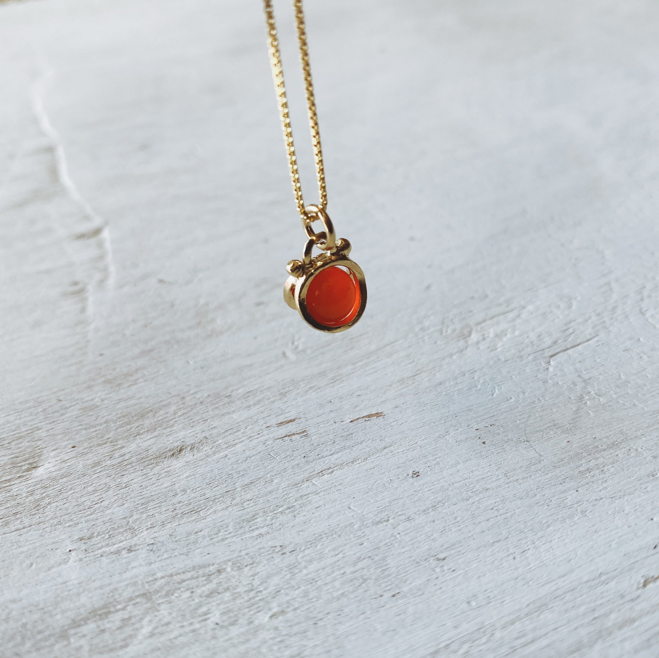 Collar Mini Halo S Gold / Piedra a eleccion