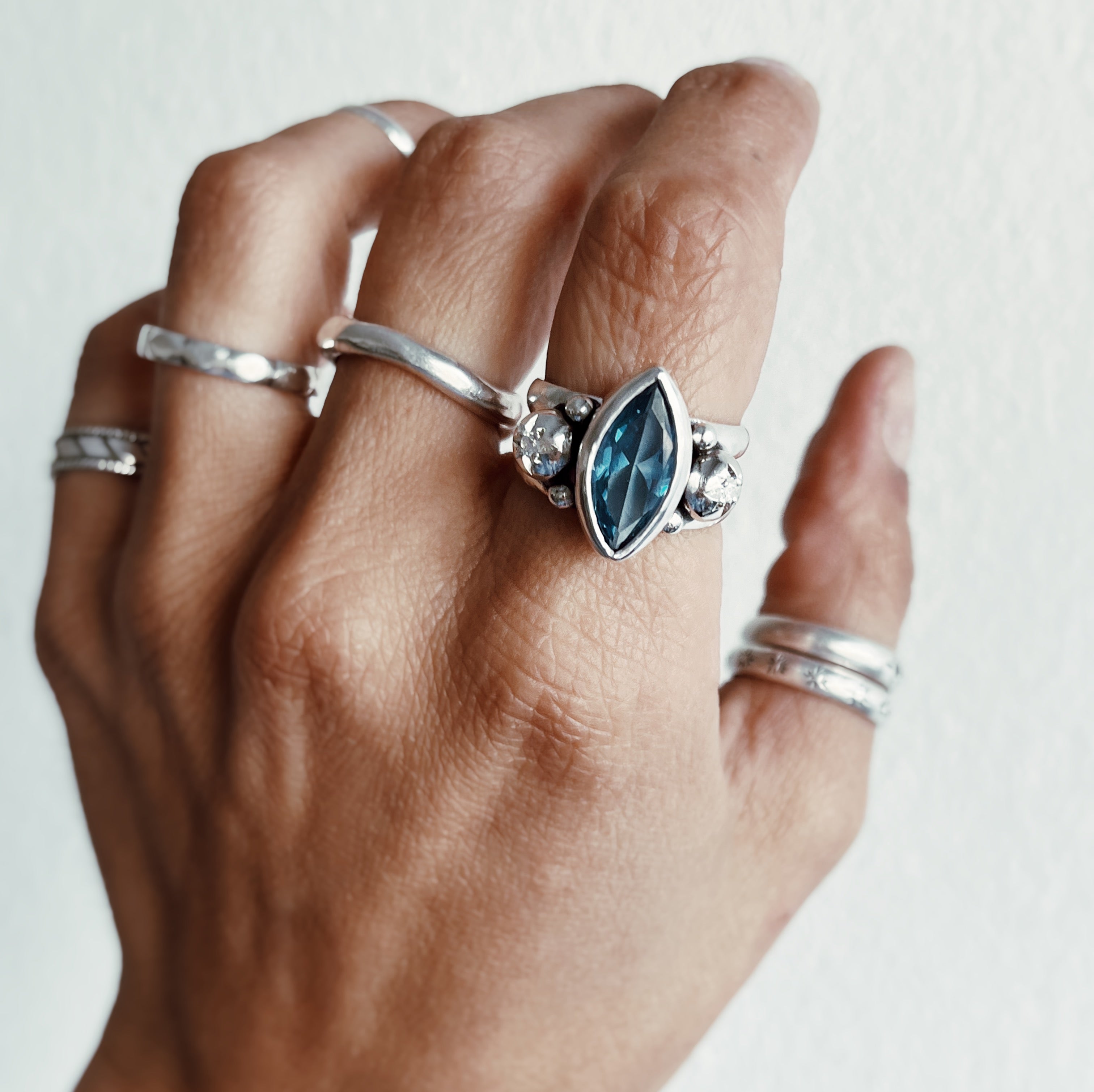 Anillo Jacinta / piedra a elección