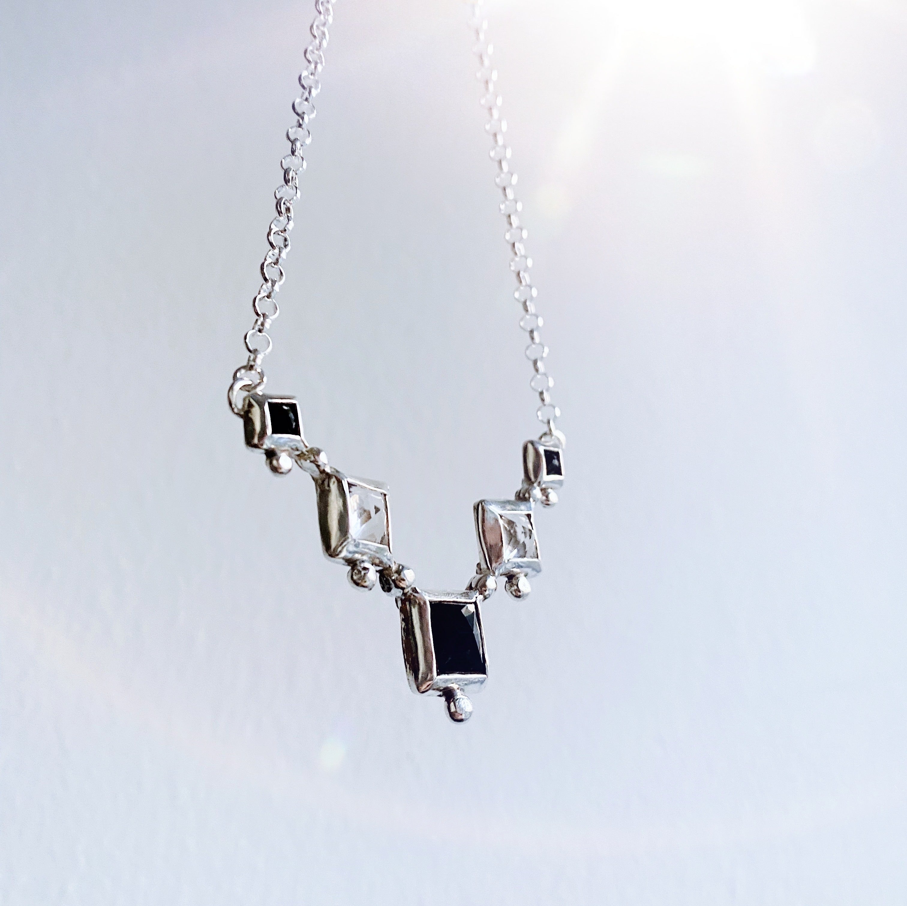 Collar Kelim Afgano - Onix y Topacios