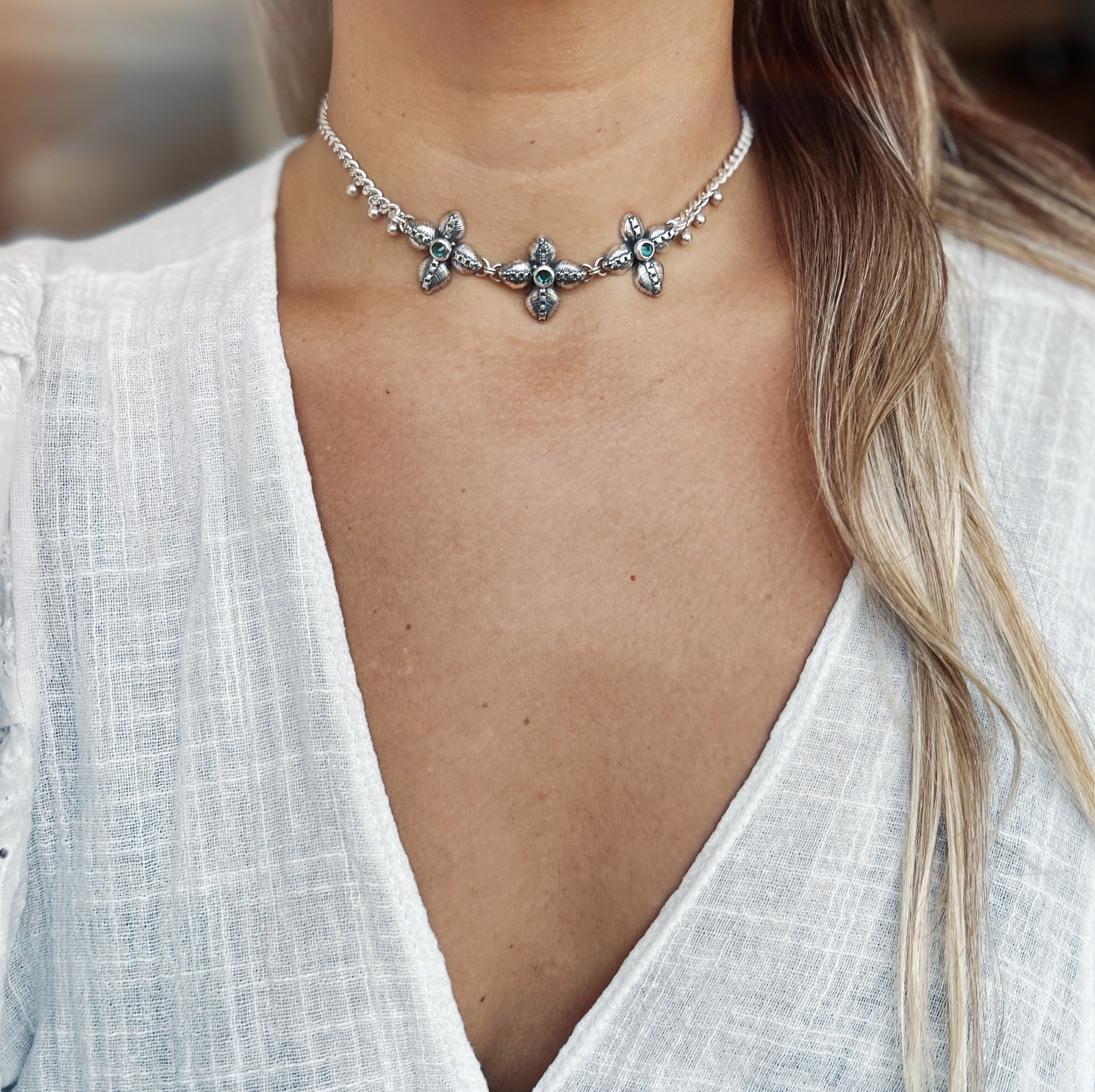 Collar Choker Florissimo - PREVENTA