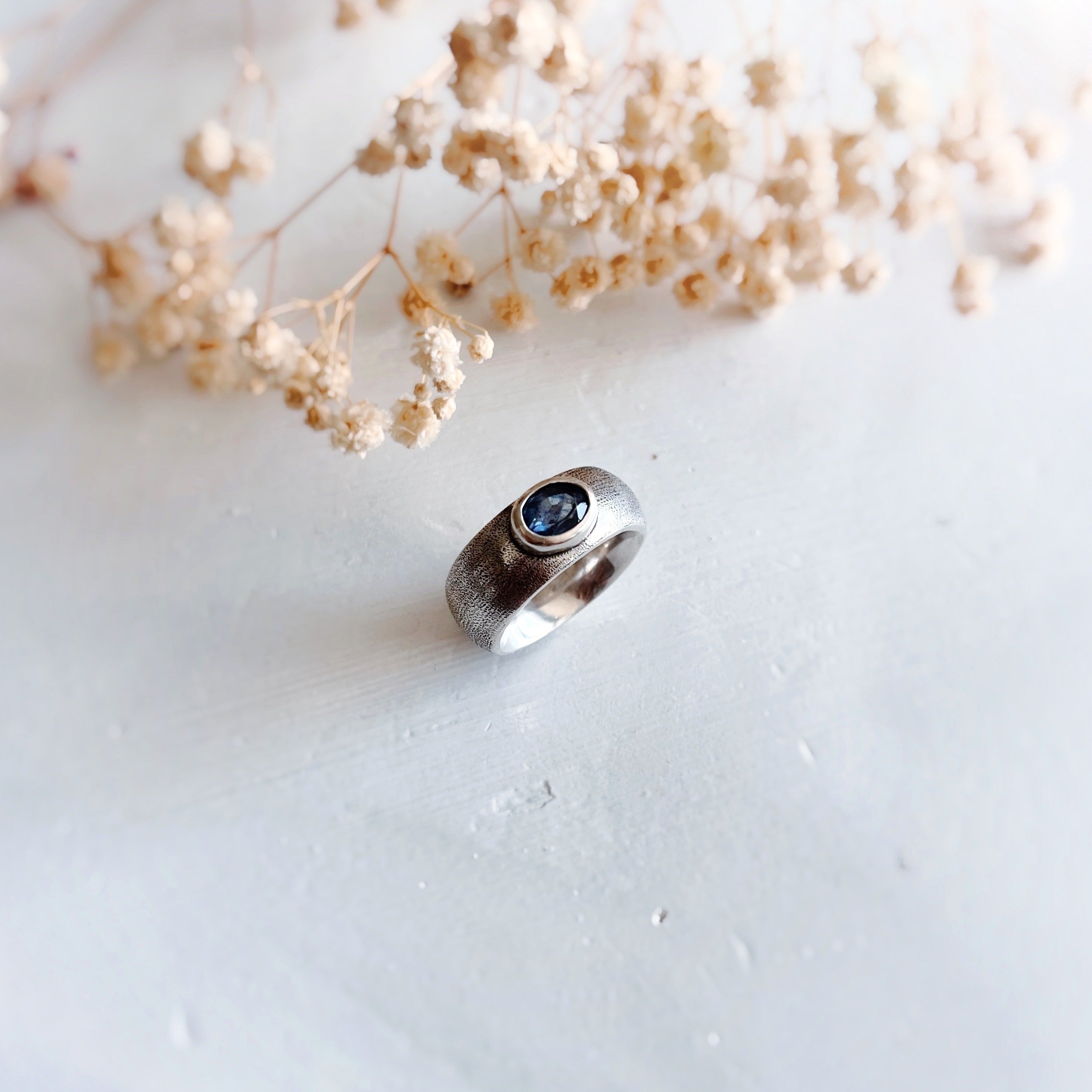 Anillo Colosso Cianita