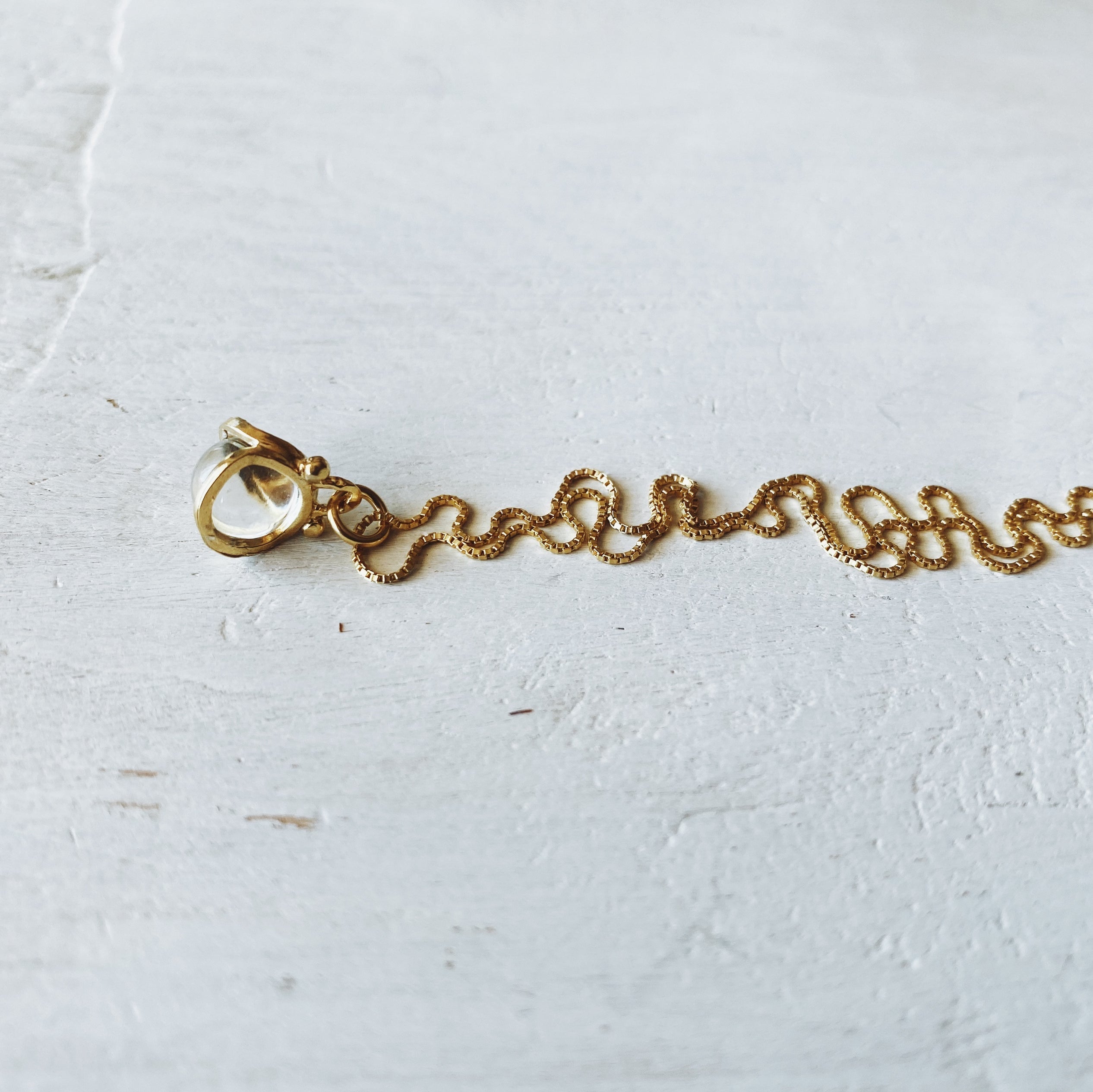 Collar Mini Halo S Gold / Piedra a eleccion