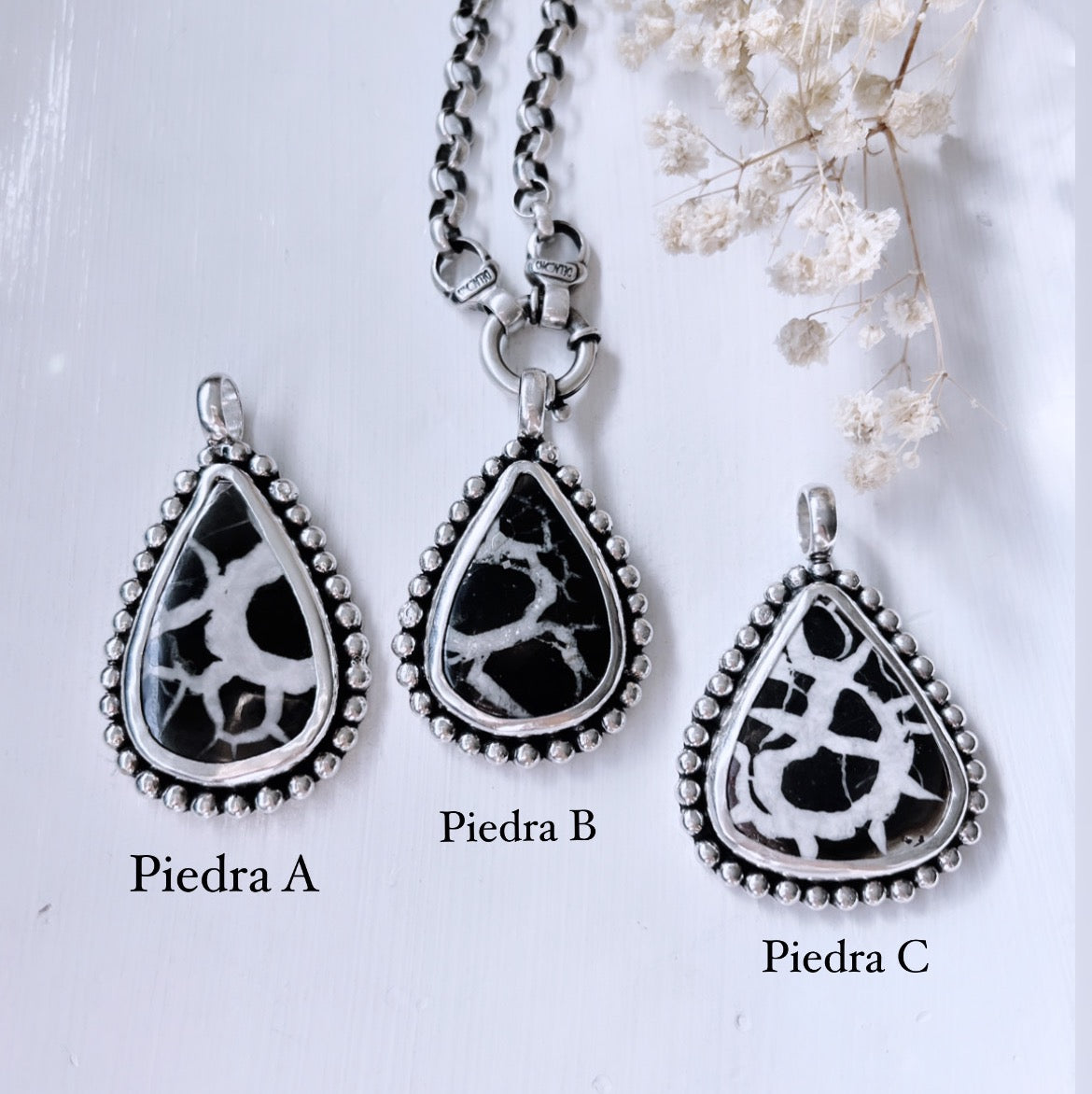 Colgante Dragón Septaria - Tienda Delacons Joyas