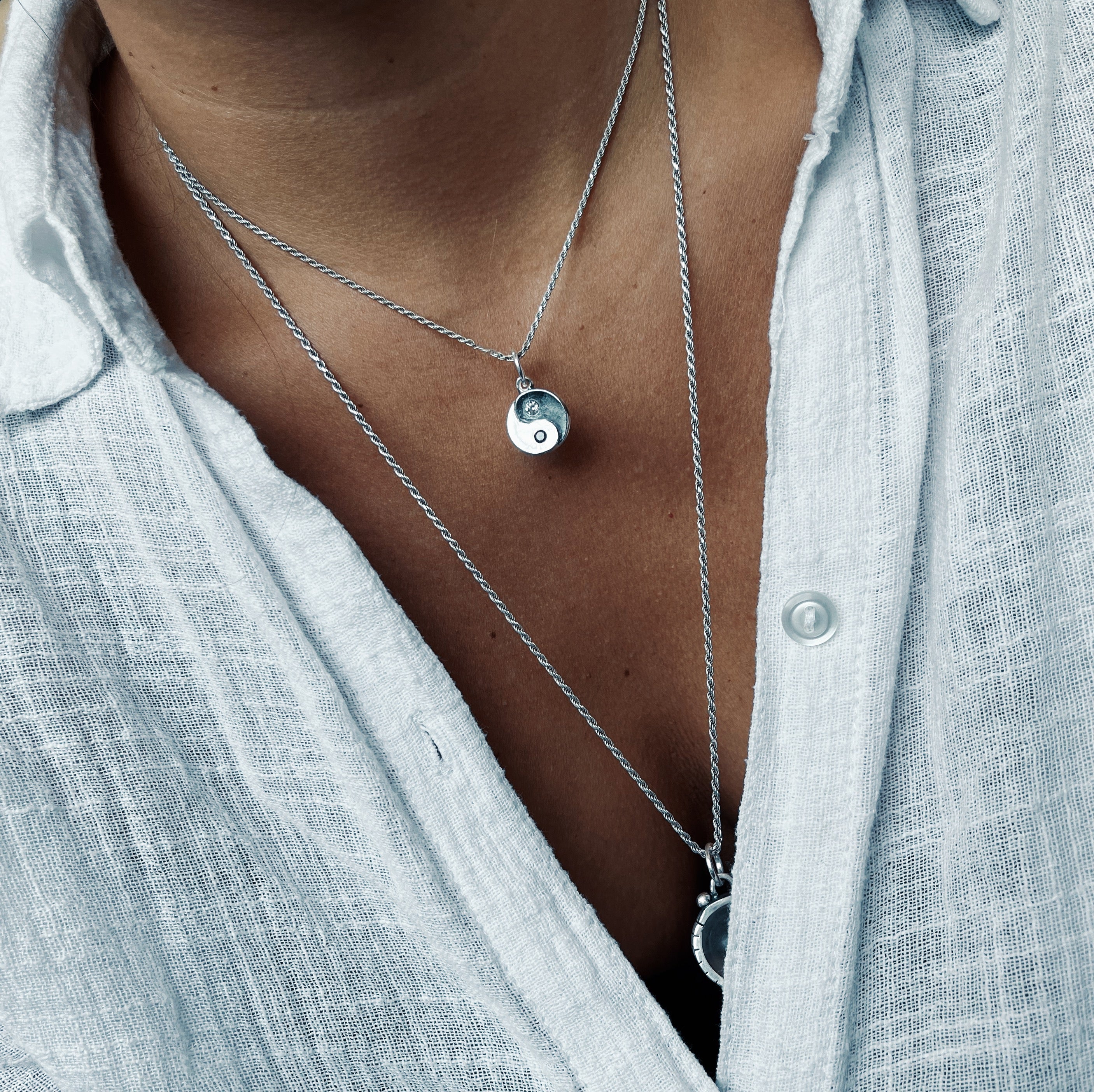 Collar Medalla Ying Yang