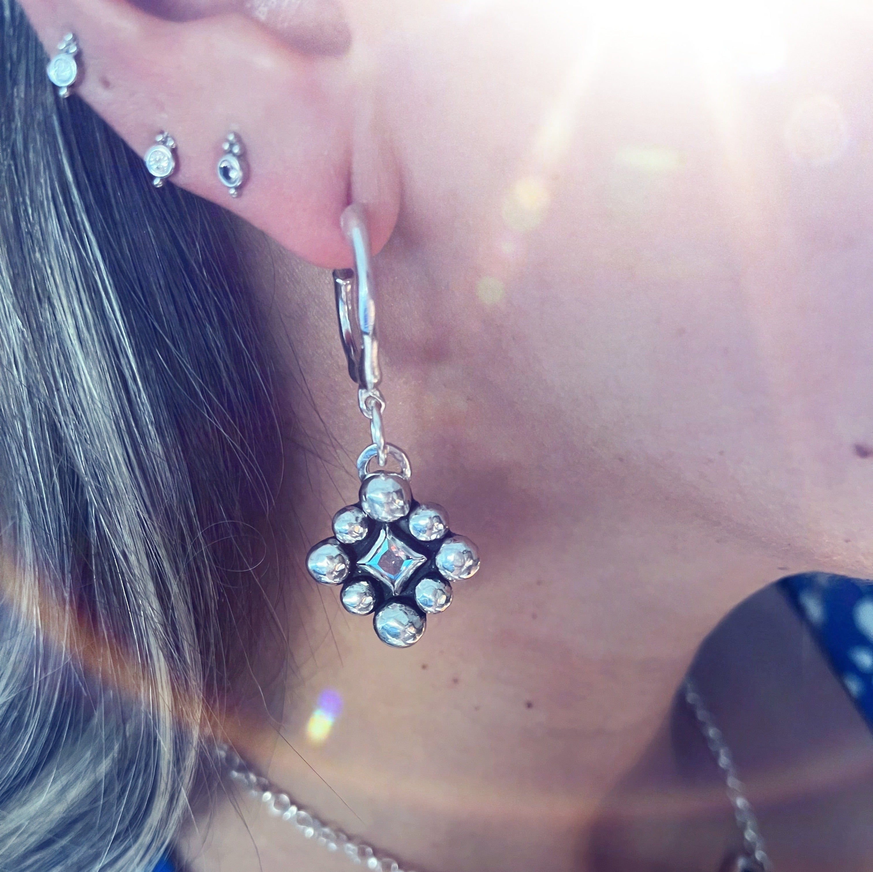Aros Prisma Goa + Piedra a Eleccion