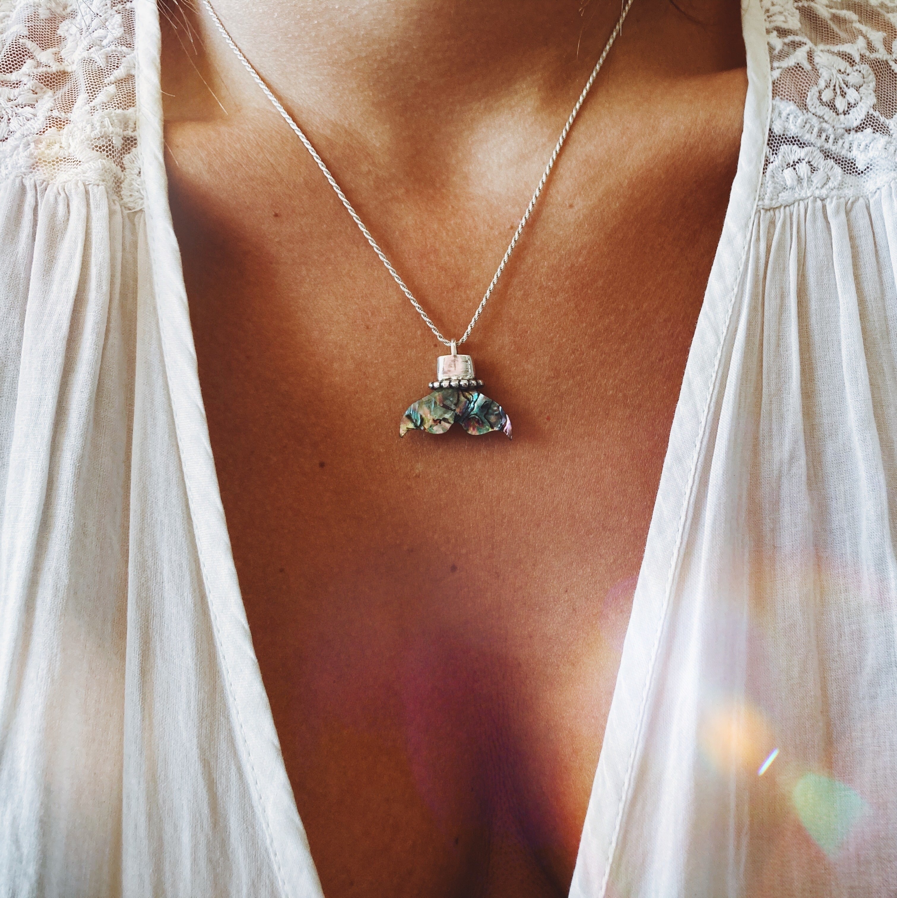 Colgante Cola de Sirena Abalone