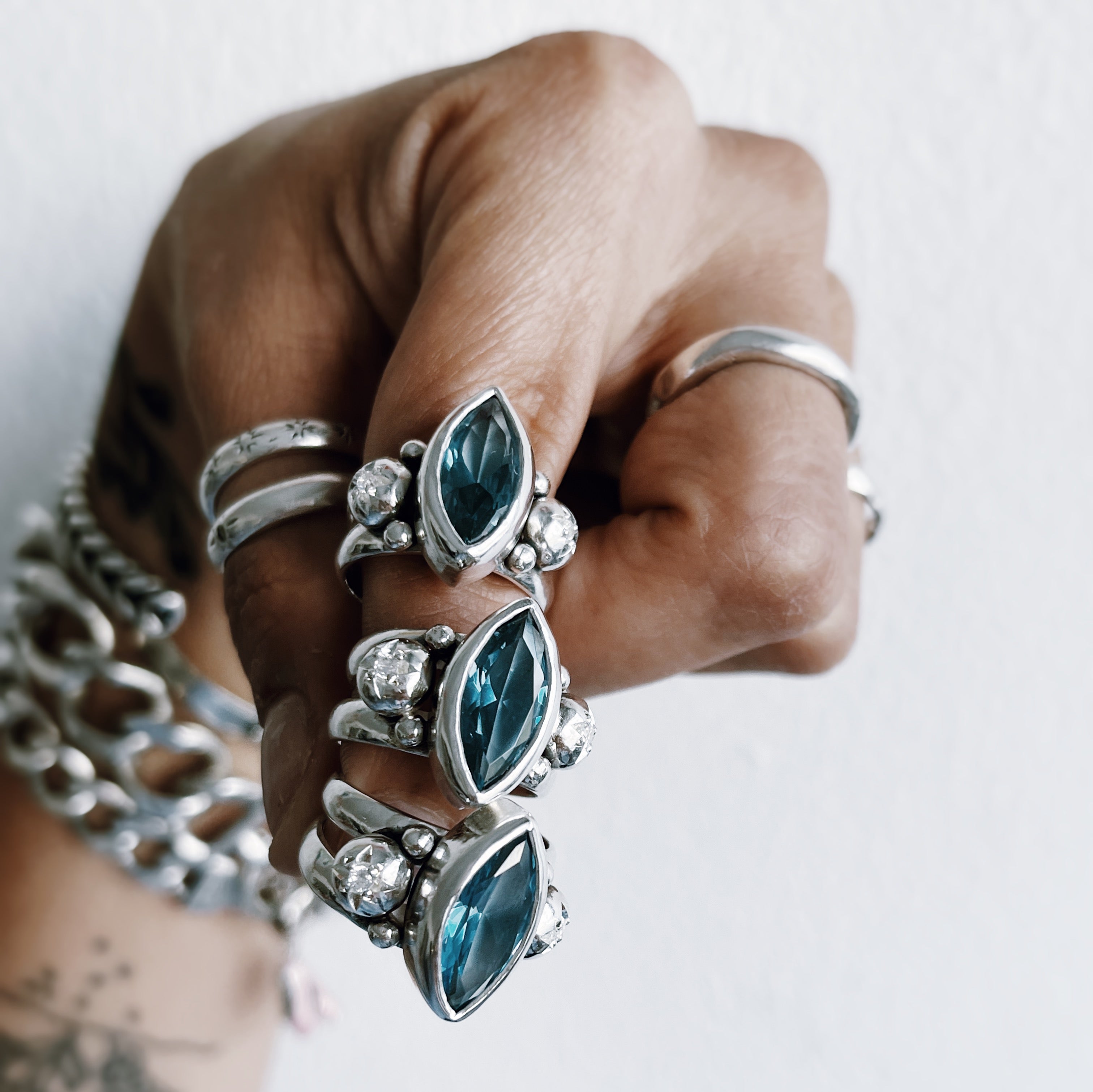 Anillo Jacinta / piedra a elección