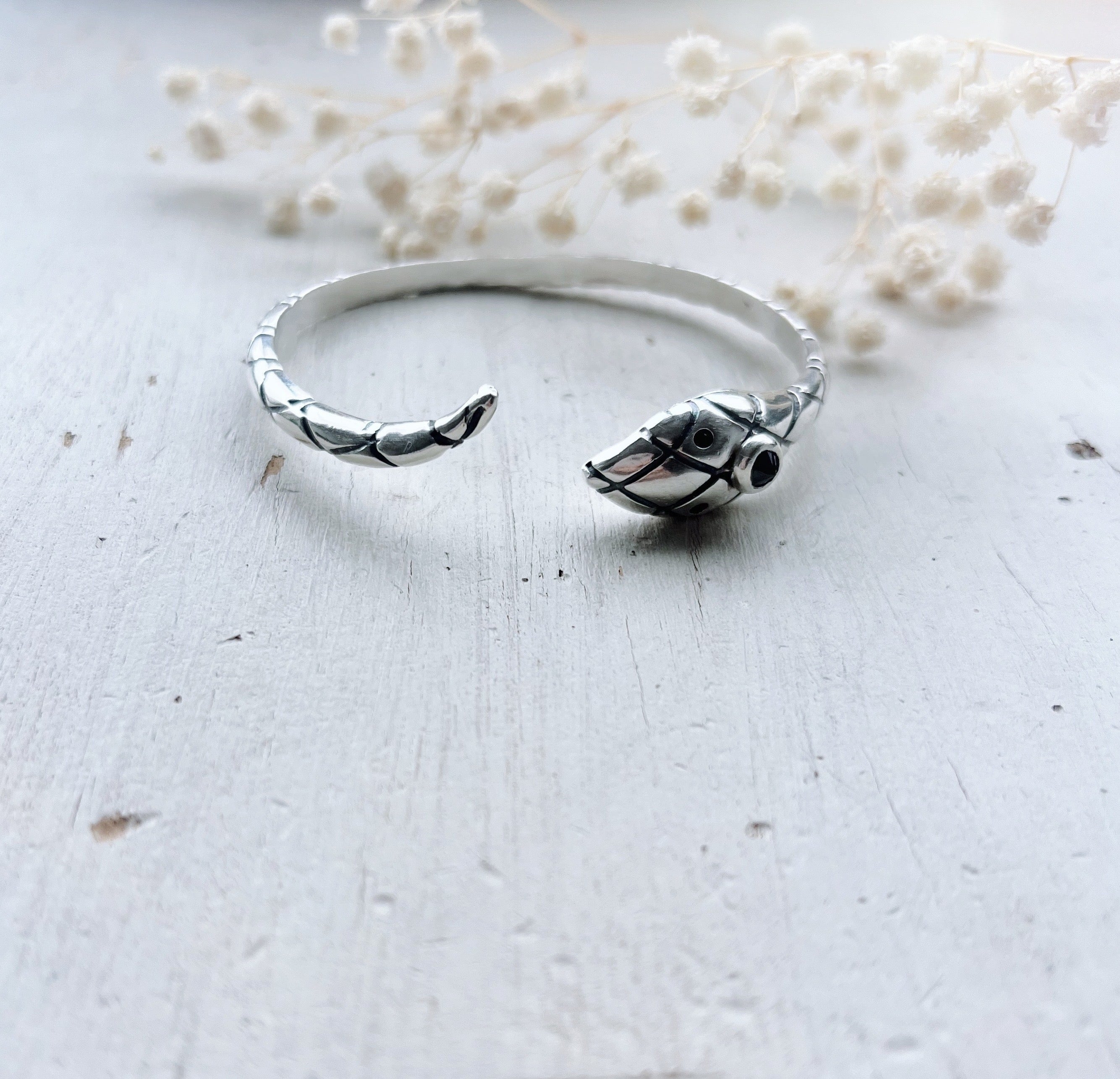 Esclava Serpiente Tercer ojo / distintas piedras - PREVENTA