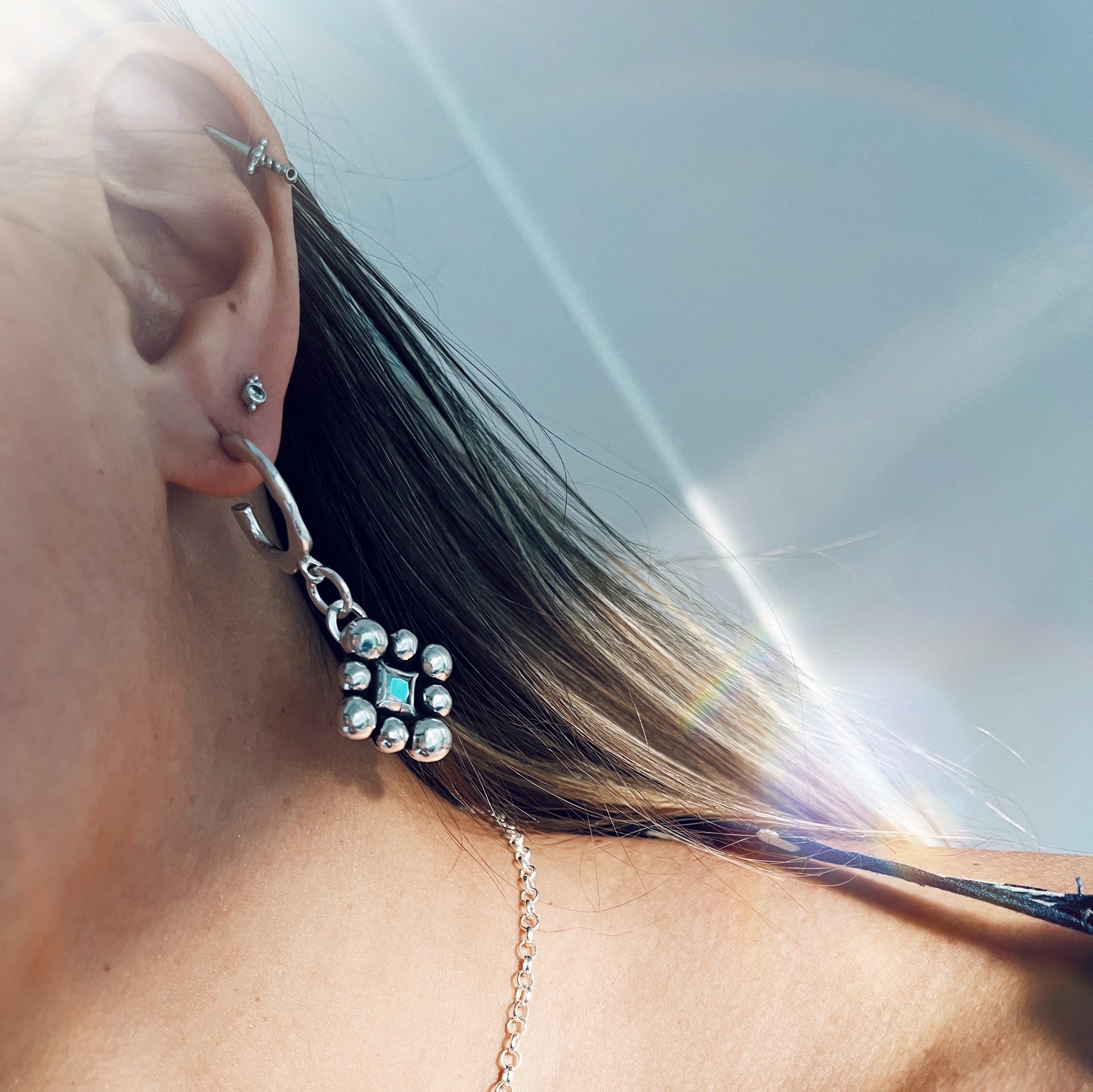 Aros Prisma Goa + Piedra a Eleccion