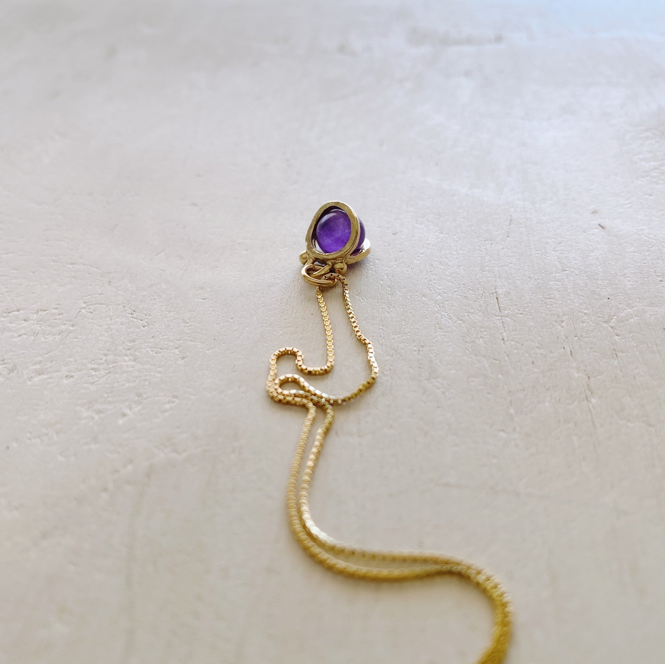 Collar Mini Halo S Gold / Piedra a eleccion