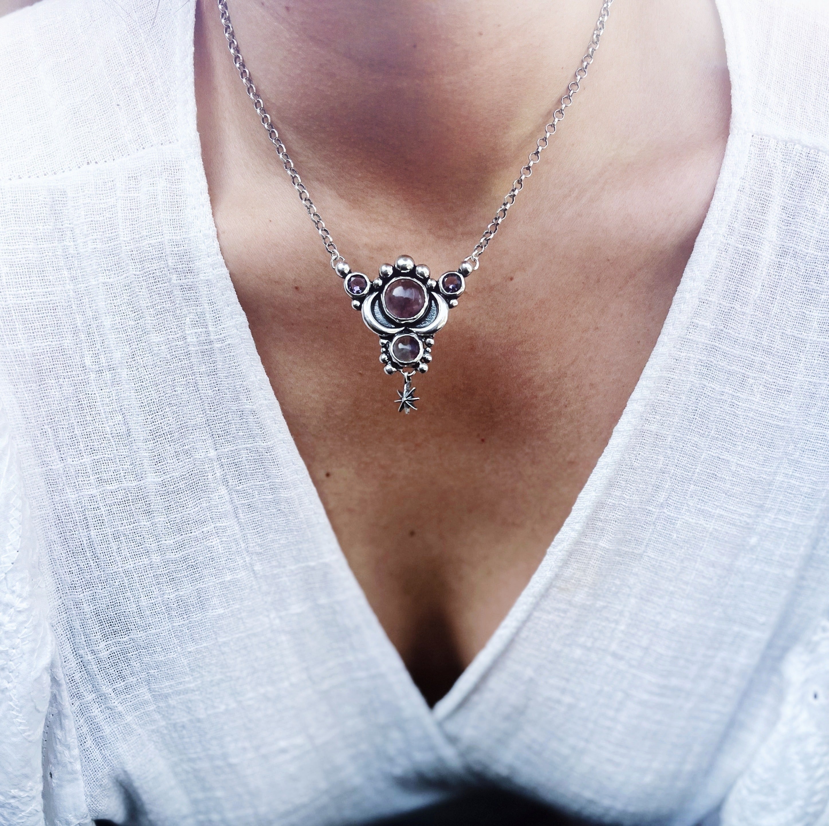 Collar Sailor Moon / Fluoritas