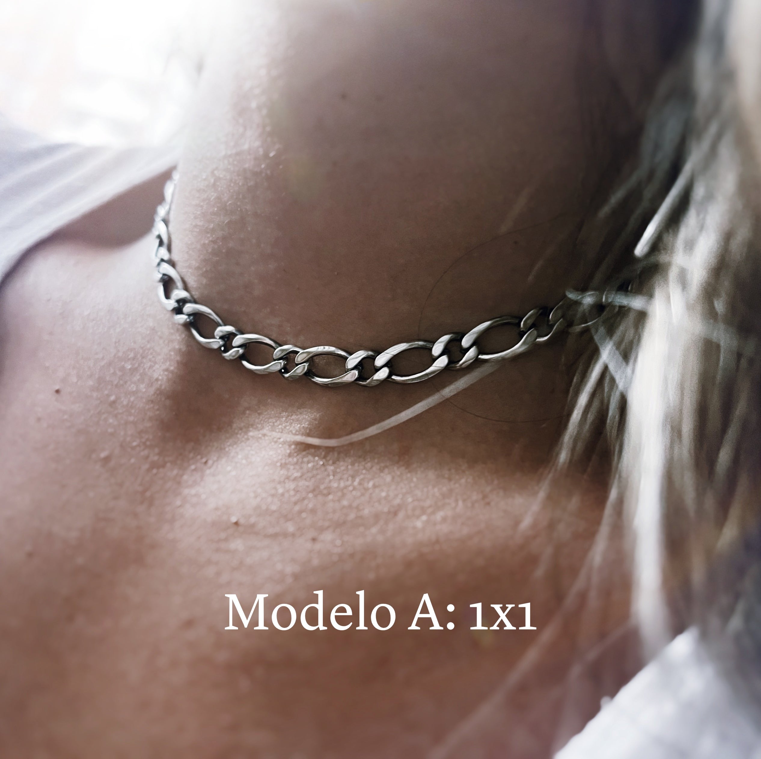 Choker Cadena Figaro