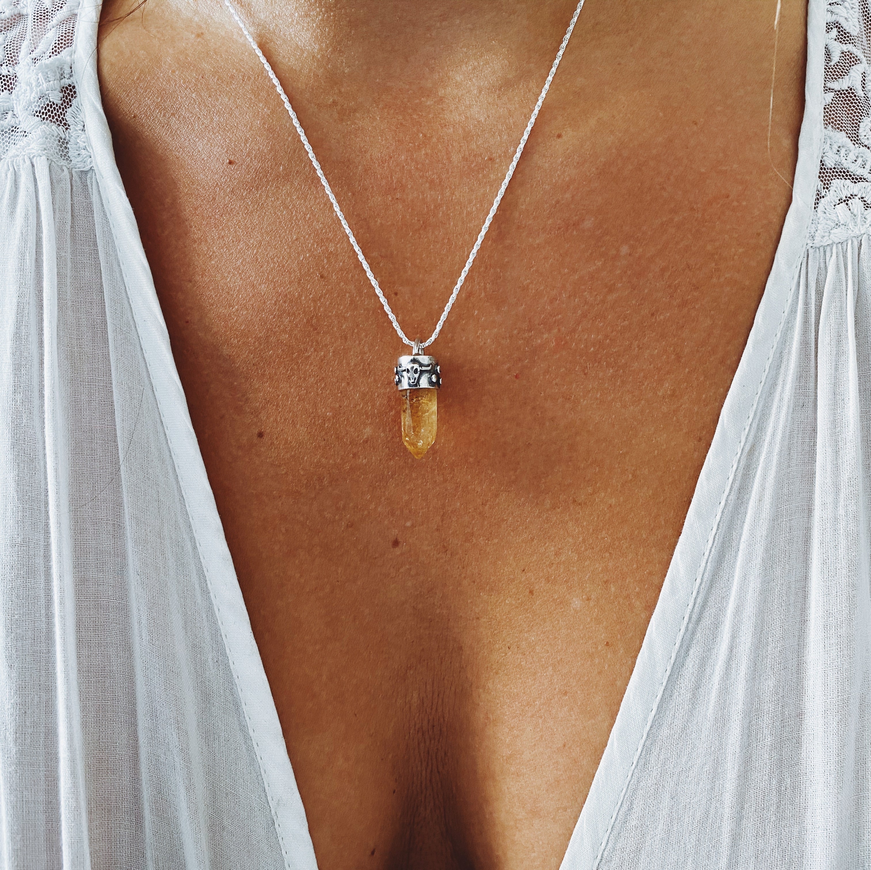 Colgante Punta Tijuana Citrino