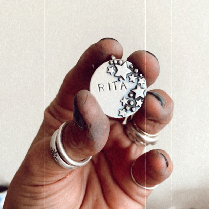 Colgante medalla Cosmos personalizada