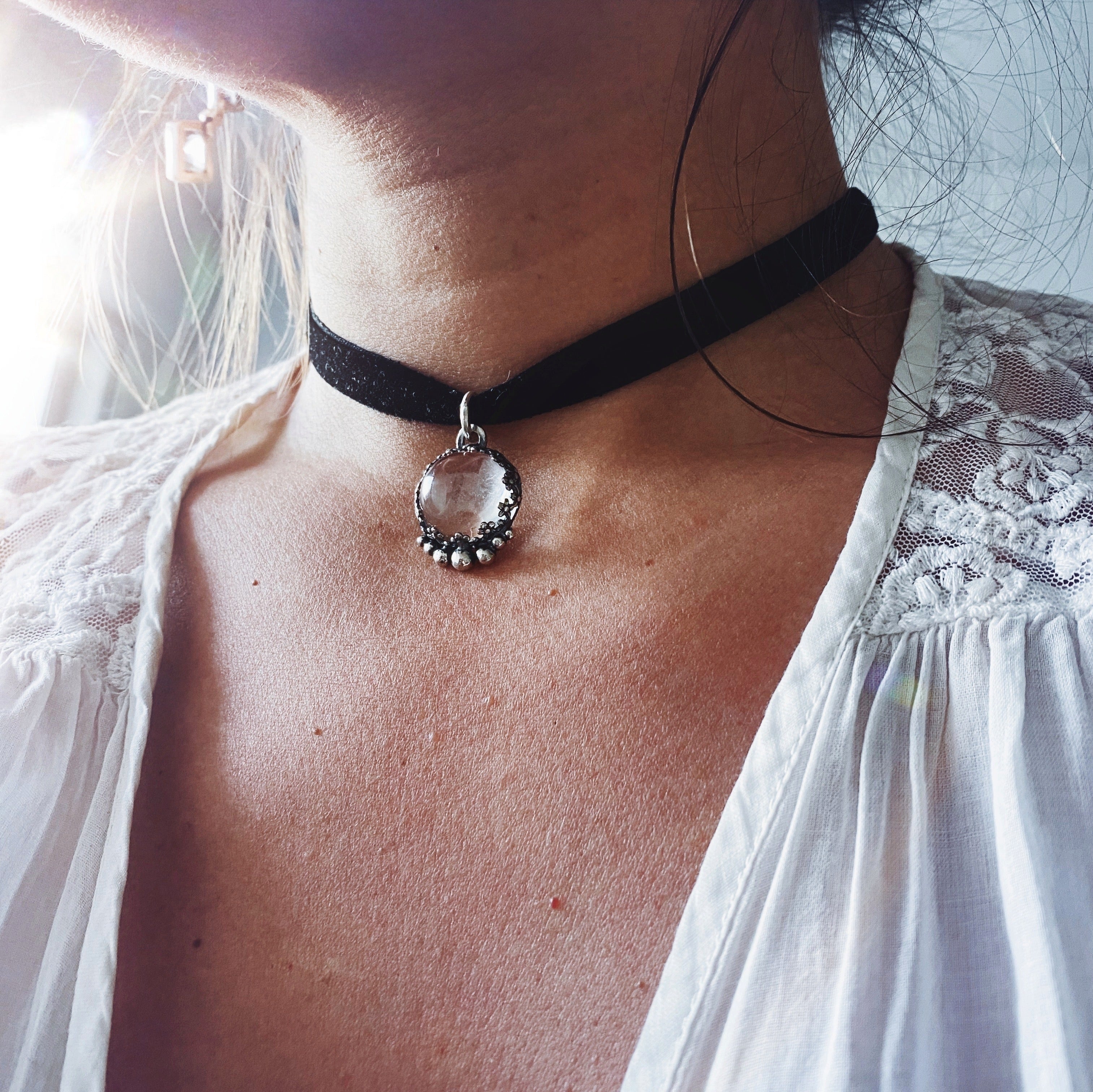 Choker Cristal Sexy Lace - PRE VENTA